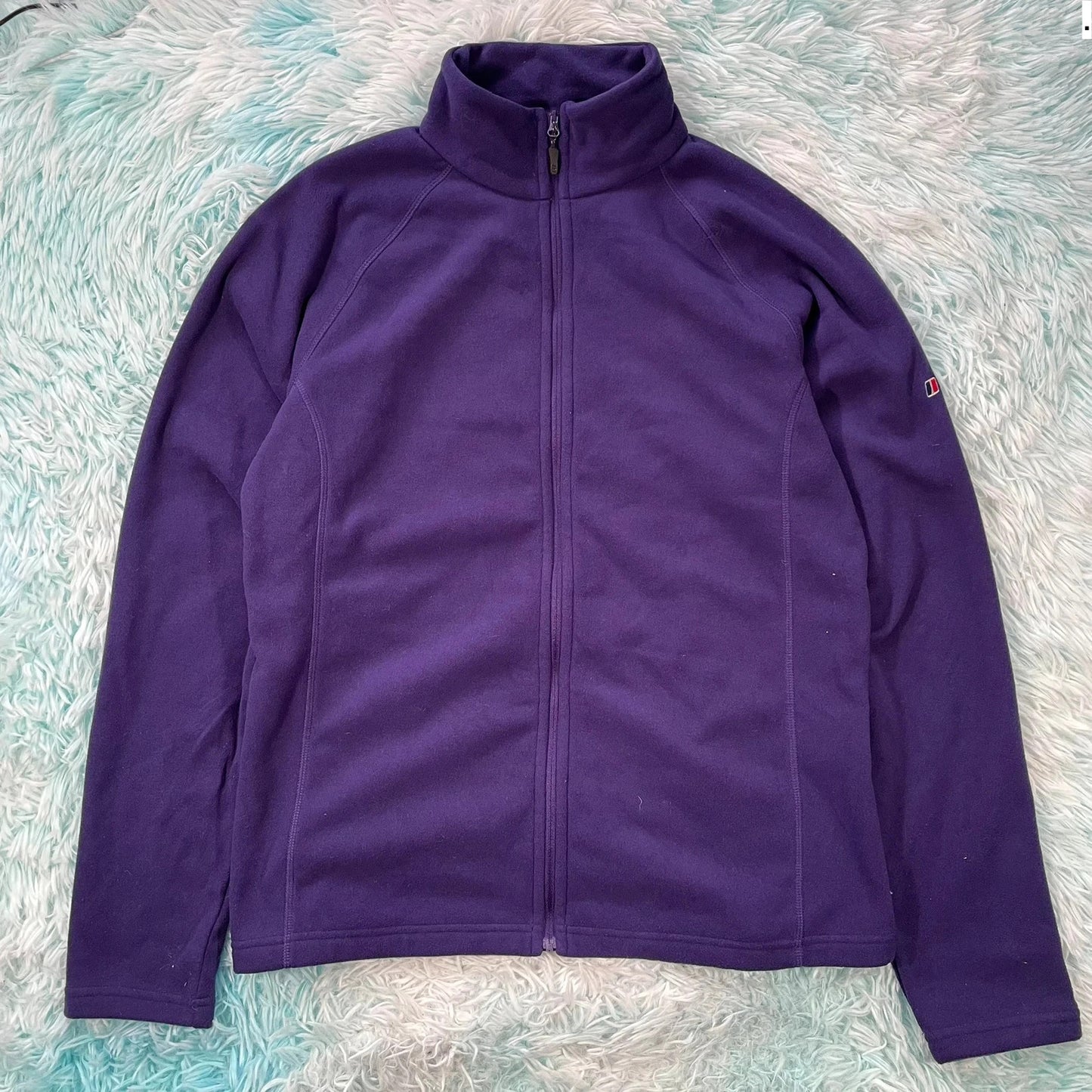 Purple Berghaus Full Zip Fleece - Size 16