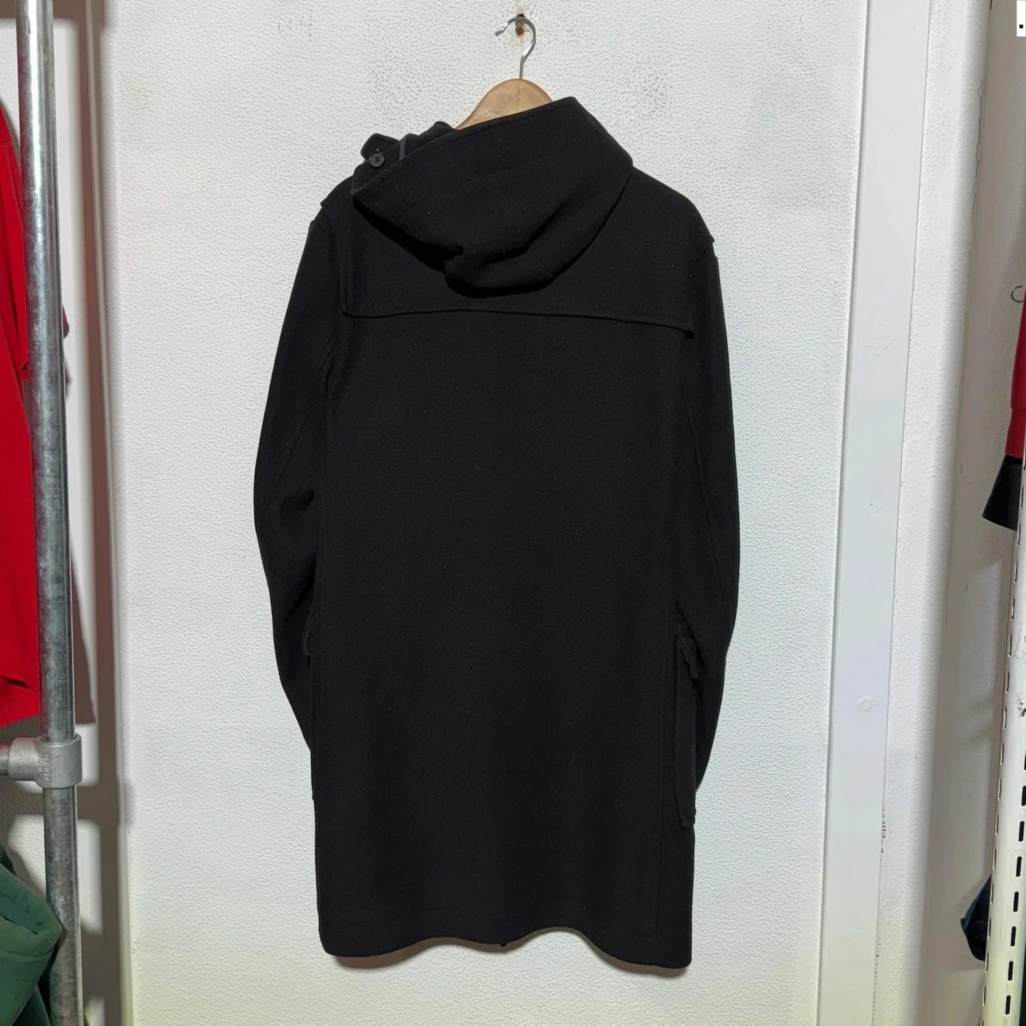 Black Hugo Boss Duffle Coat - XL