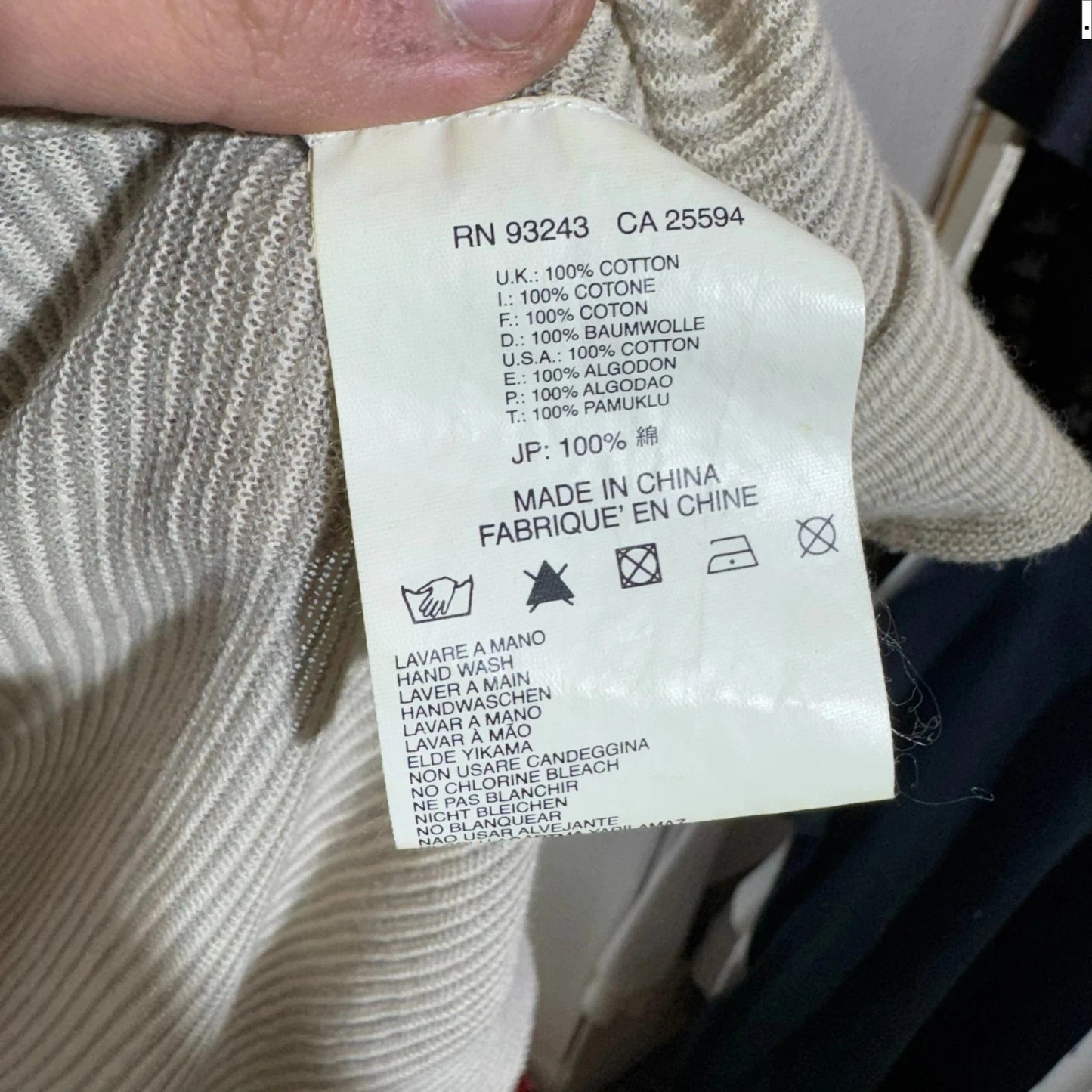 Beige Lightweight Diesel Collared T Shirt - Xl