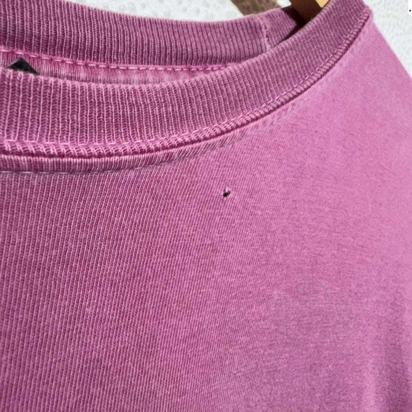 Purple Stussy Long Sleeve T Shirt - Medium