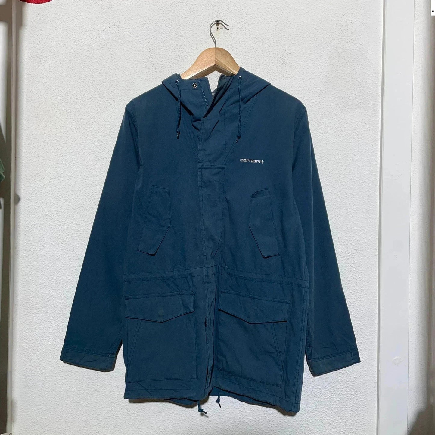 Navy Carhartt Jacket - Small