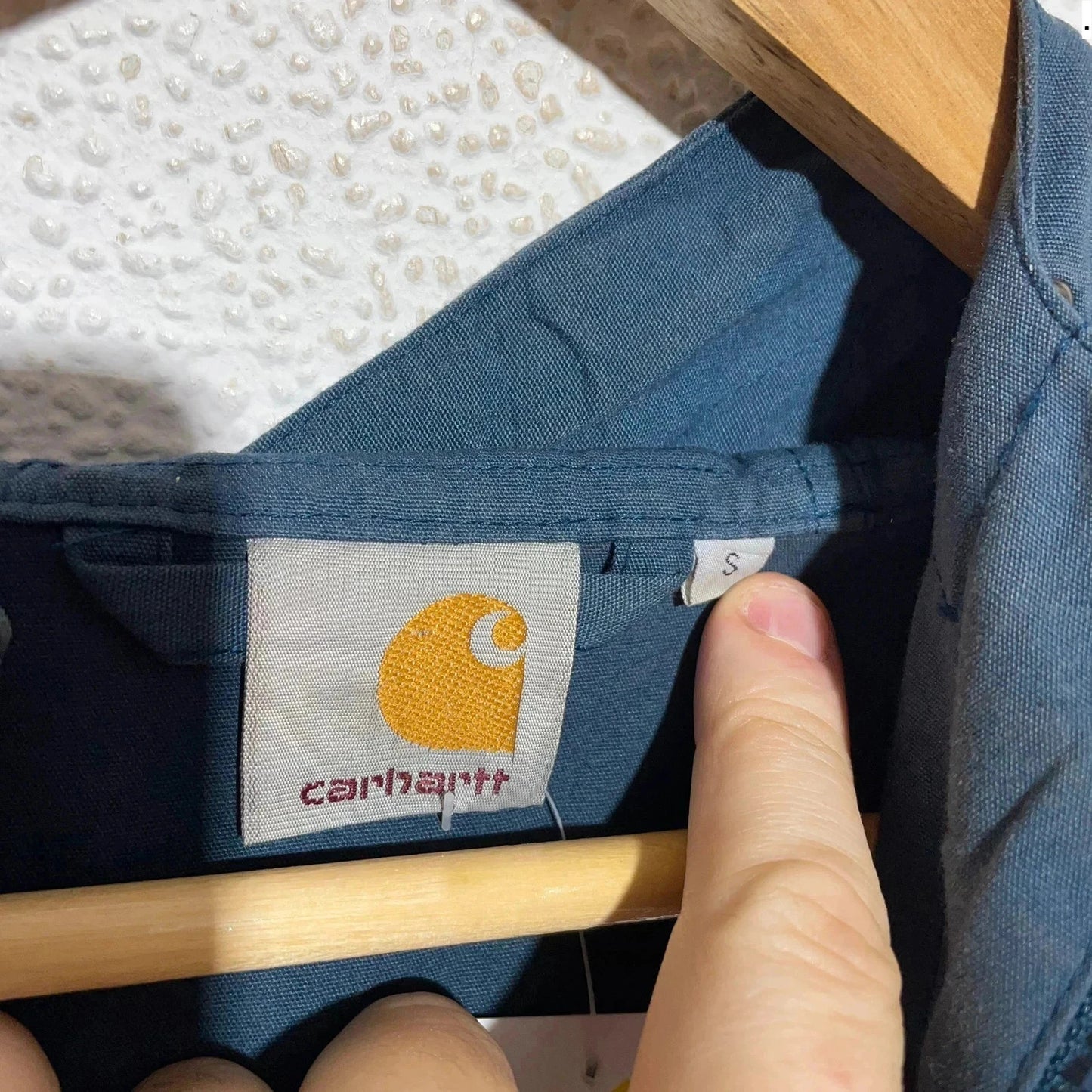 Navy Carhartt Jacket - Small