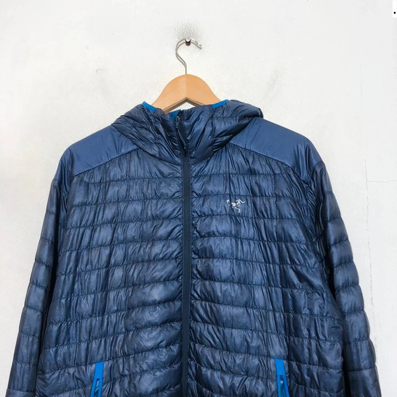 Navy Arc’teryx Puffer Jacket Coat Cerium SL Hoody - Large