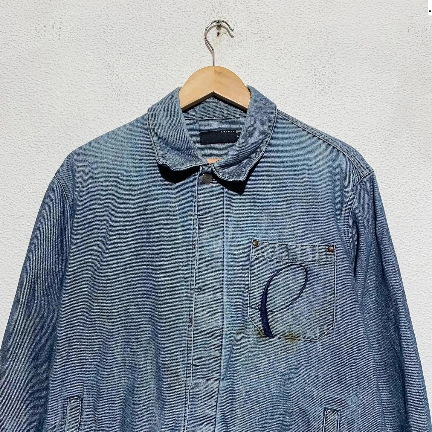Vintage 00s Hip Hop Parkes Denim Jacket - Large