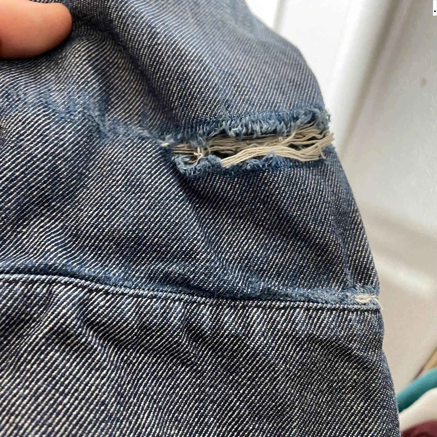 Vintage 00s Hip Hop Parkes Denim Jacket - Large