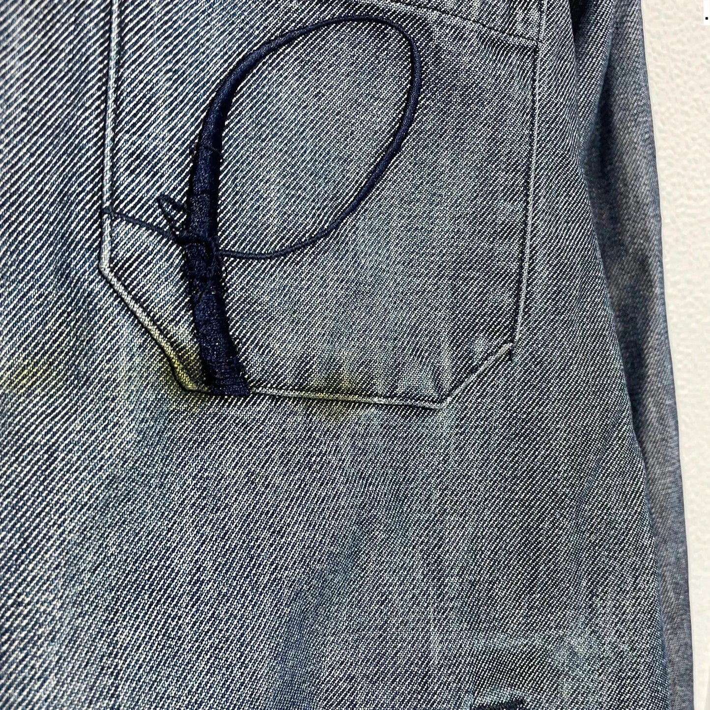Vintage 00s Hip Hop Parkes Denim Jacket - Large