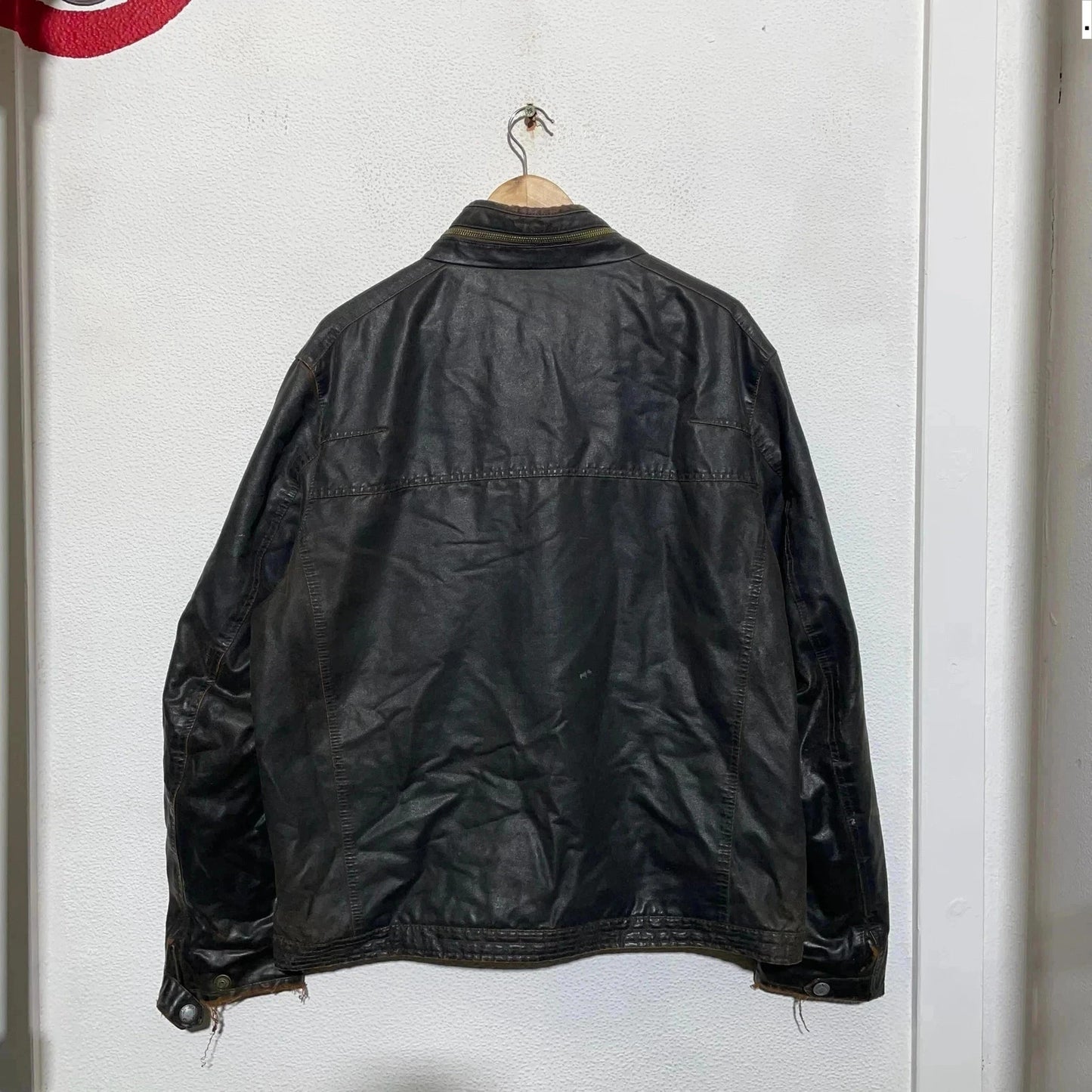 Vintage Brown Leather Jacket North Coast - XL