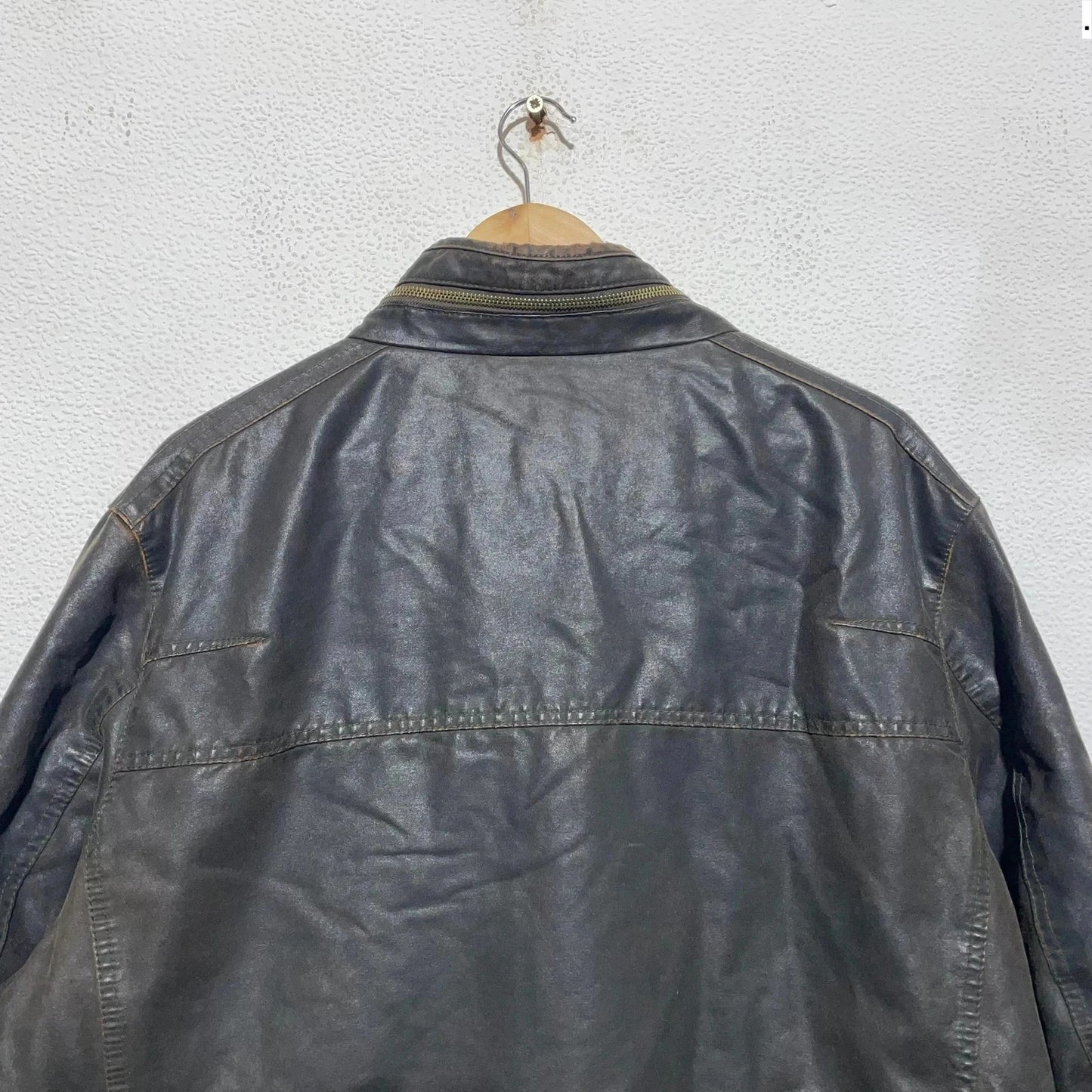 Vintage Brown Leather Jacket North Coast - XL