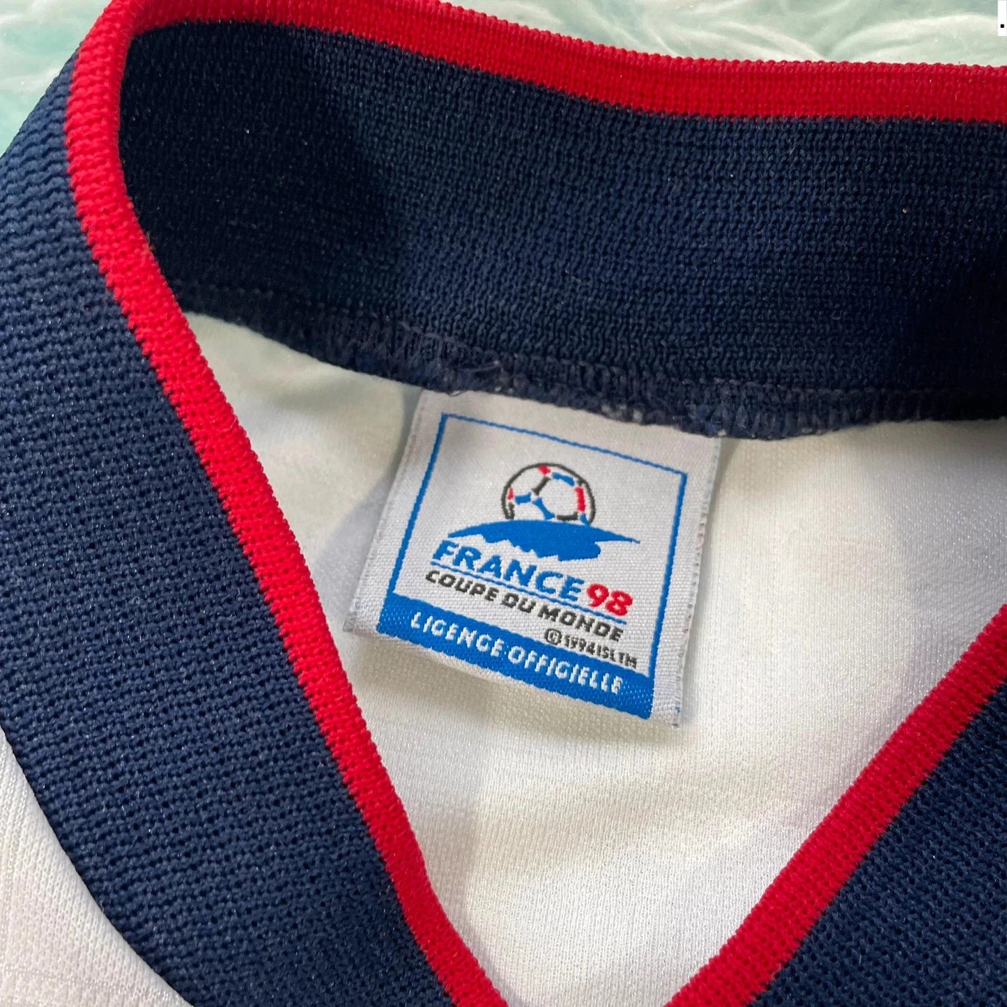 Vintage 90s France 98 World Cup Shirt - Medium