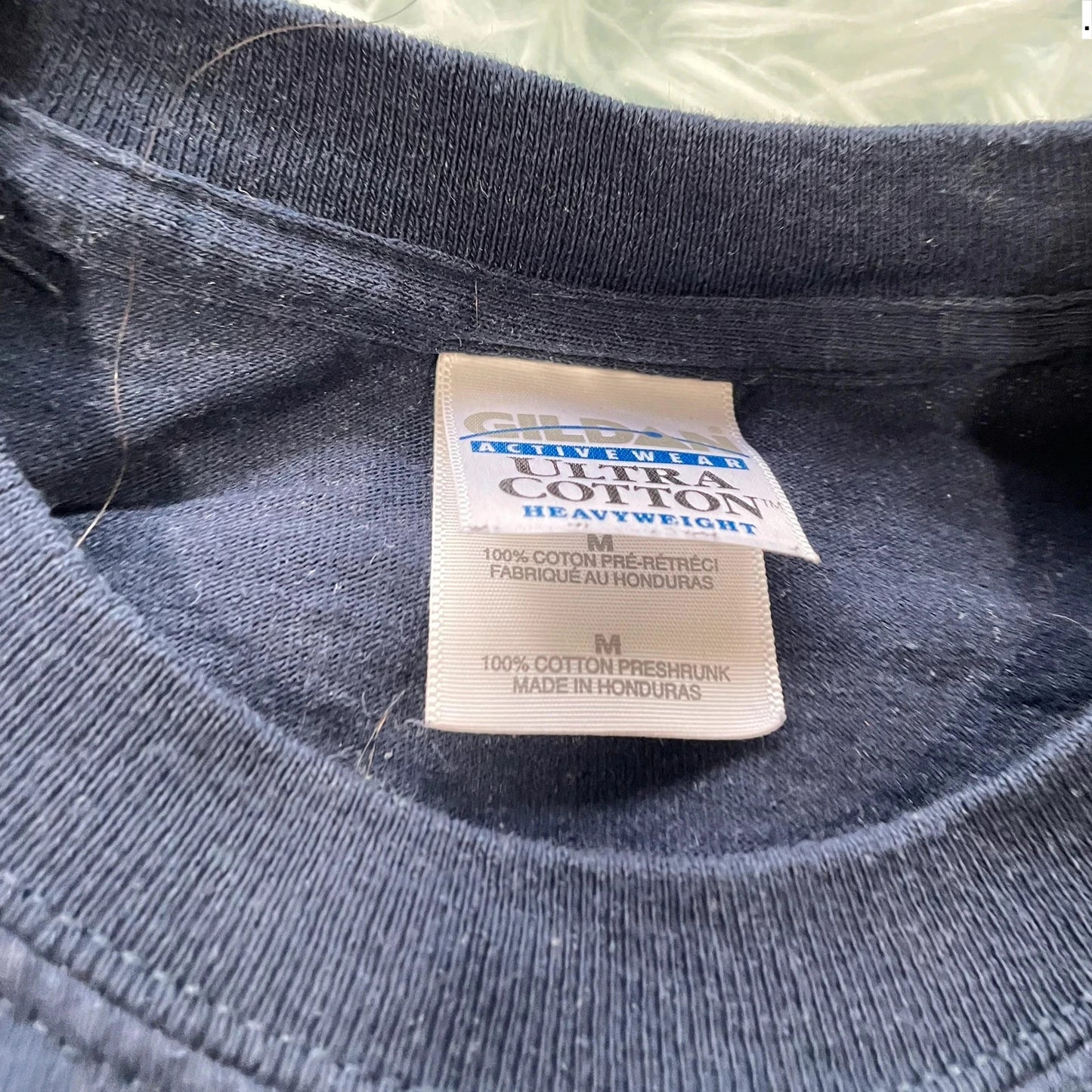 Vintage Navy 2004 Play off Final West Ham T Shirt - Medium