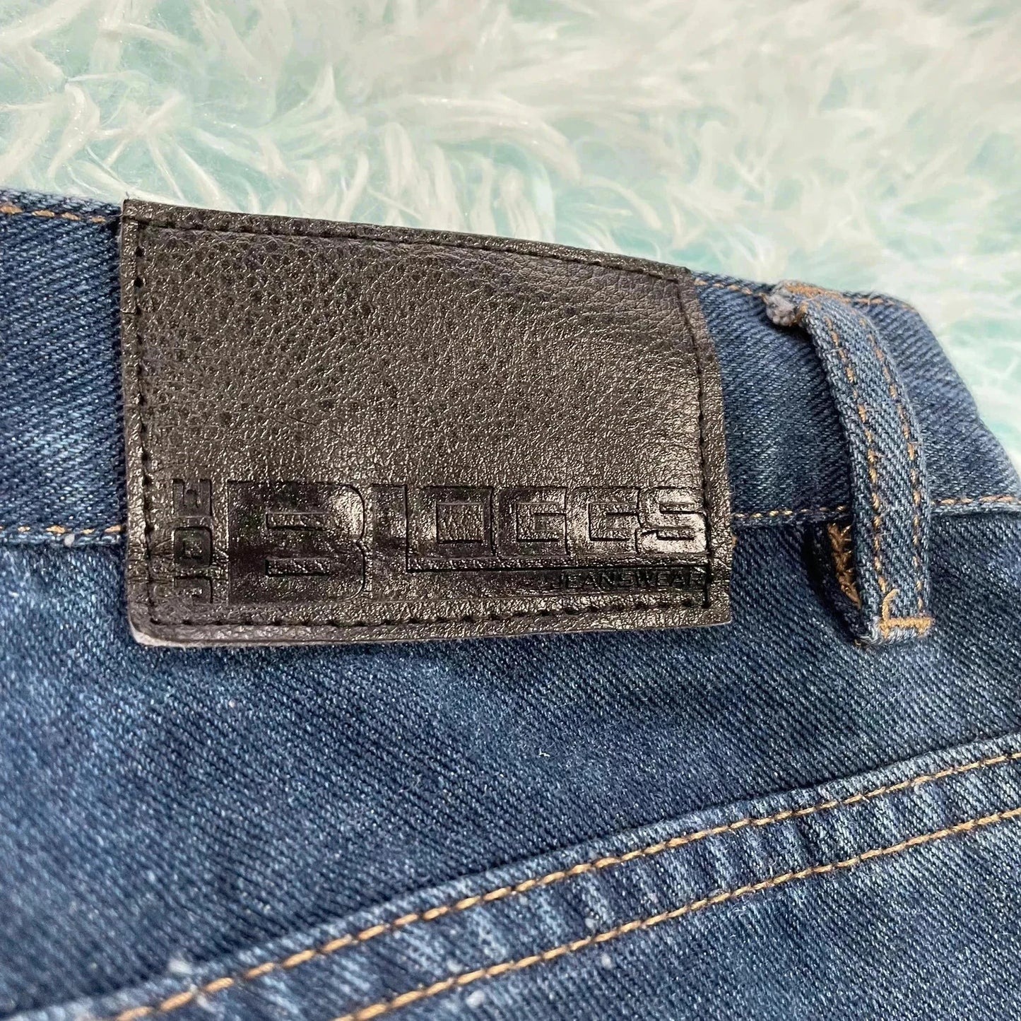 Vintage 90s Navy Joe Bloggs Baggy Jeans - 36W 32L