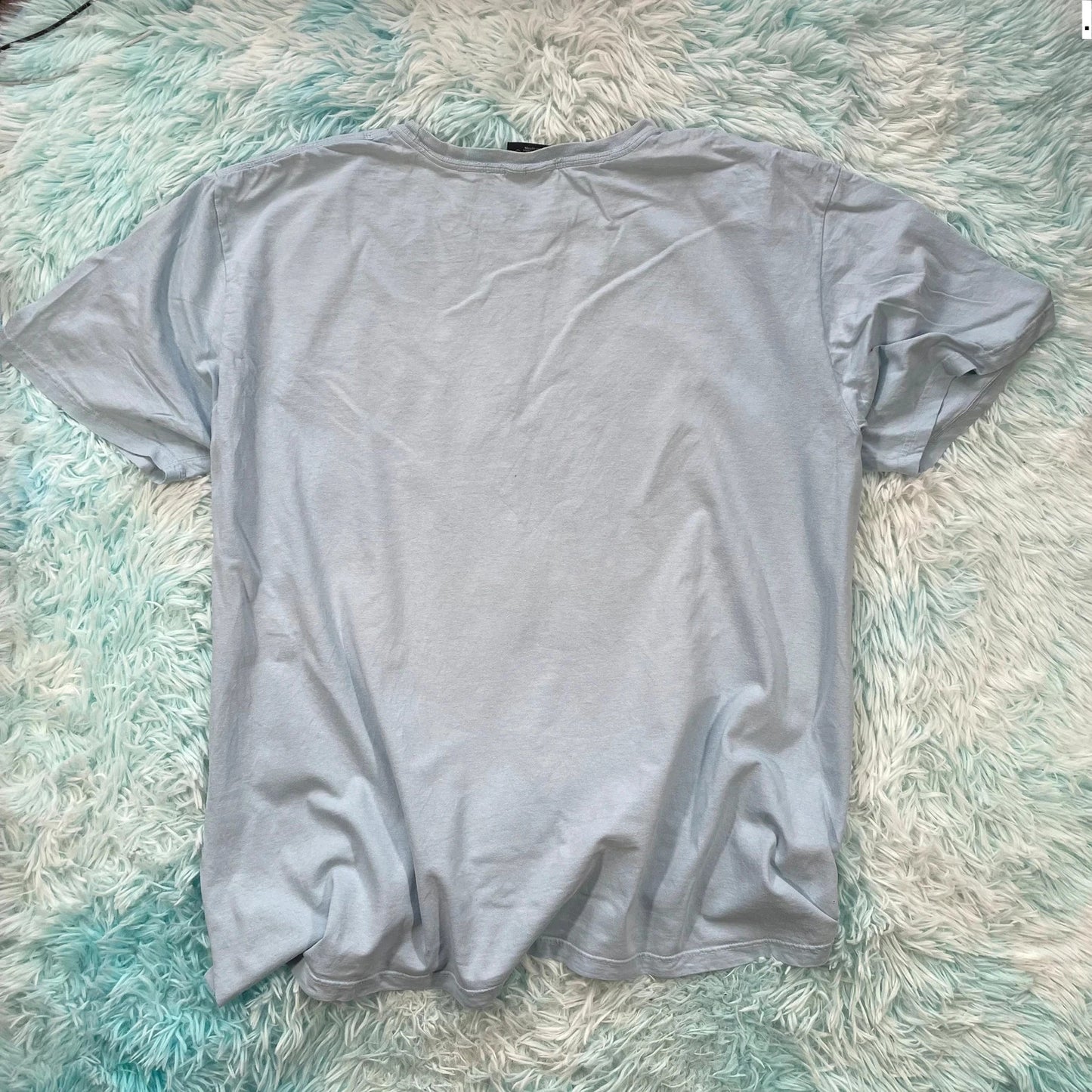 Vintage Light Blue Polo Ralph Lauren T Shirt - XXL