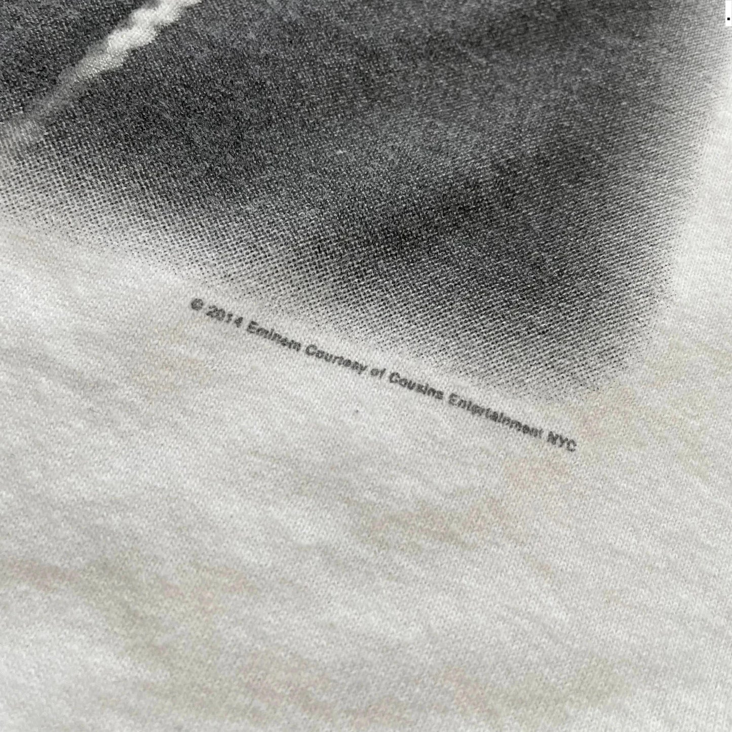 2014 White Eminem Graphic Rap T Shirt - Medium