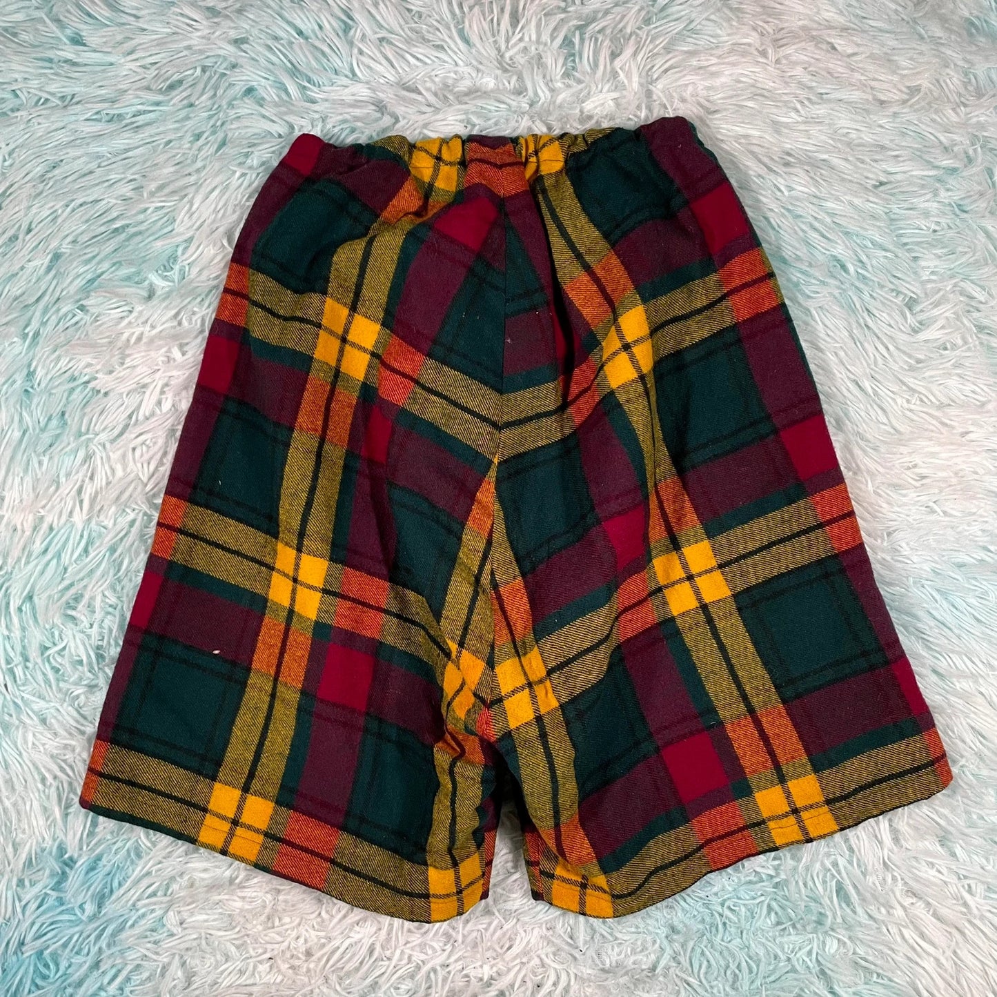 Vintage 70s Tartan Scottish Shorts Cruickshank - Size 8
