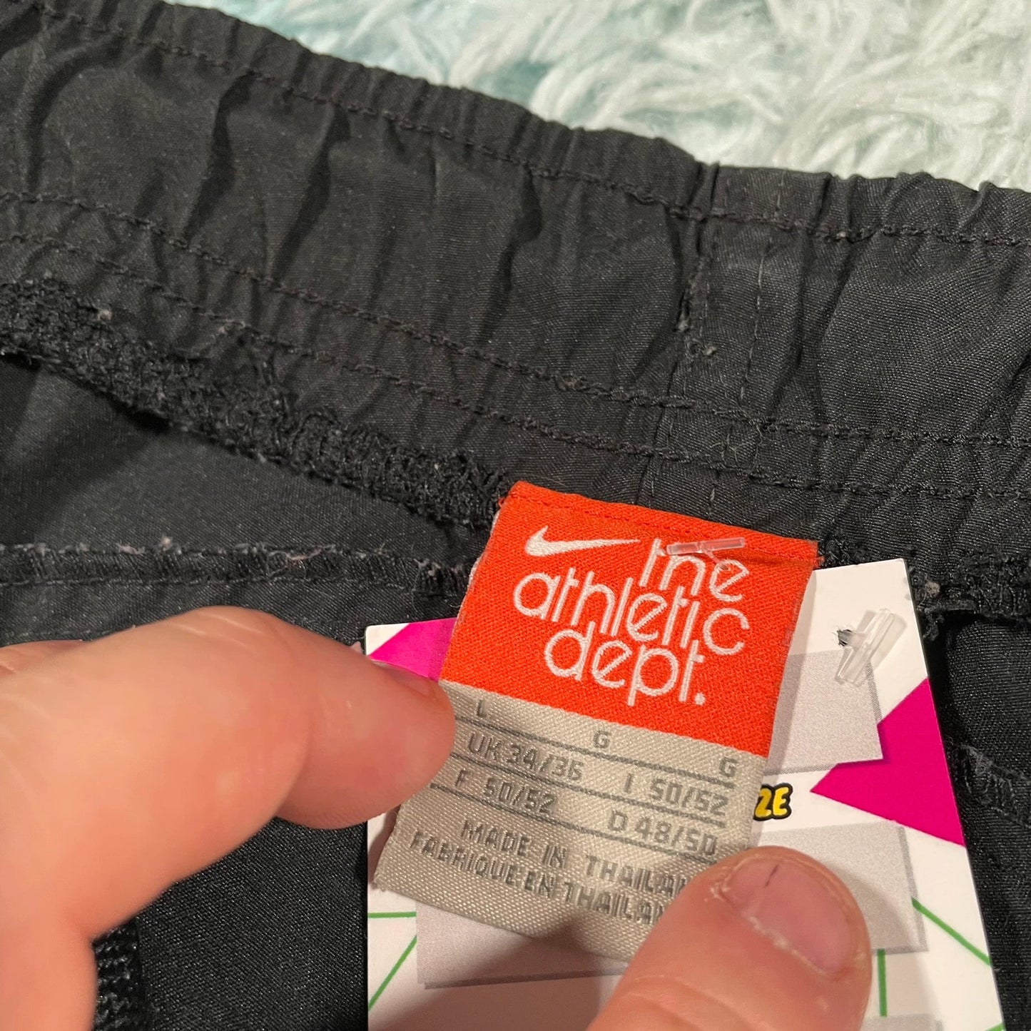 Vintage Black Nike Running Shorts - Large