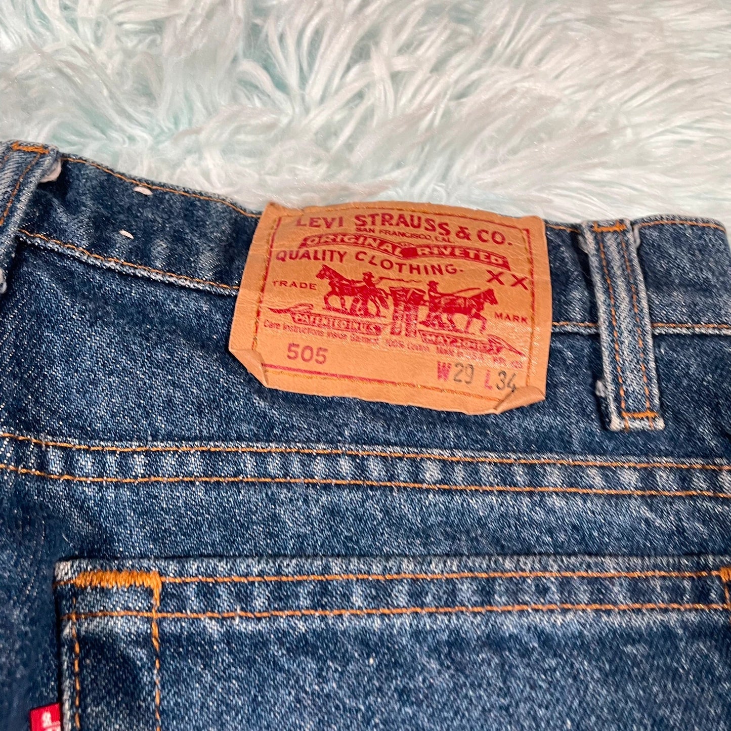 Vintage 90s Levi’s Jean Shorts Jorts Cut Offs - 29W