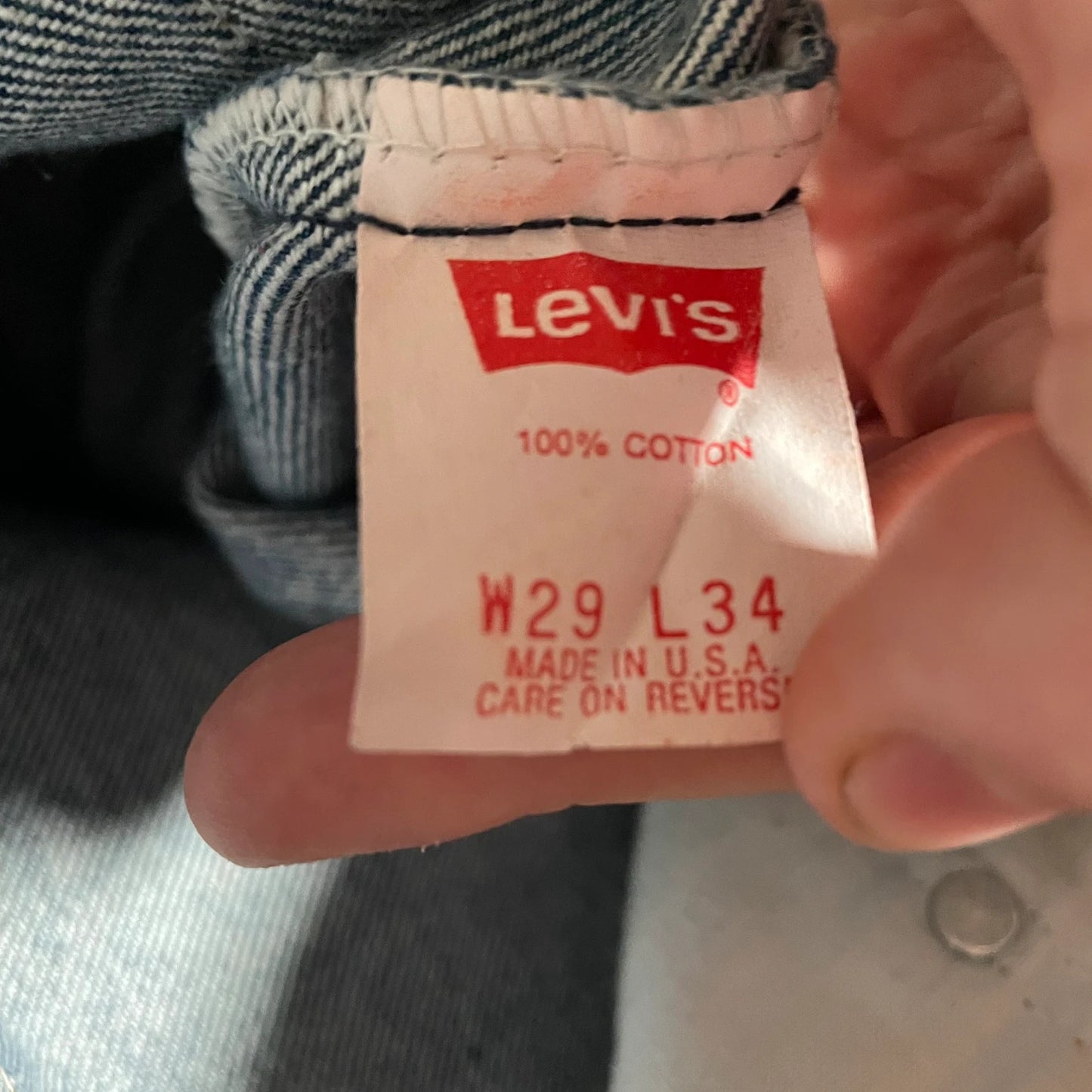 Vintage 90s Levi’s Jean Shorts Jorts Cut Offs - 29W