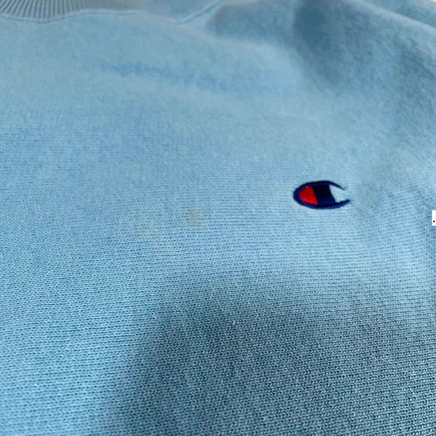 Baby Blue Champion Reverse Weave Sweatshirt - Large