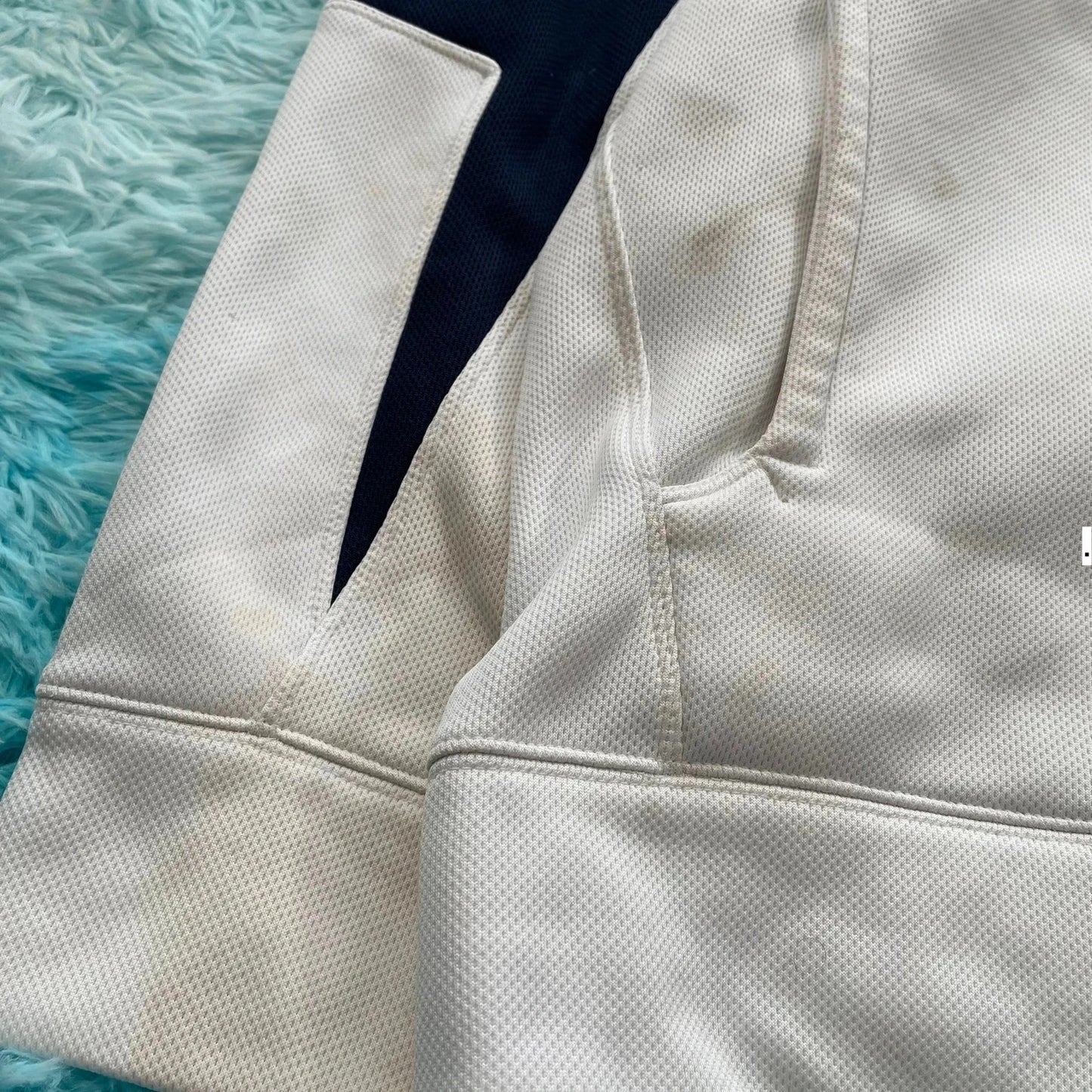 Vintage 00s White Denver Broncos Hoodie Spellout - Medium