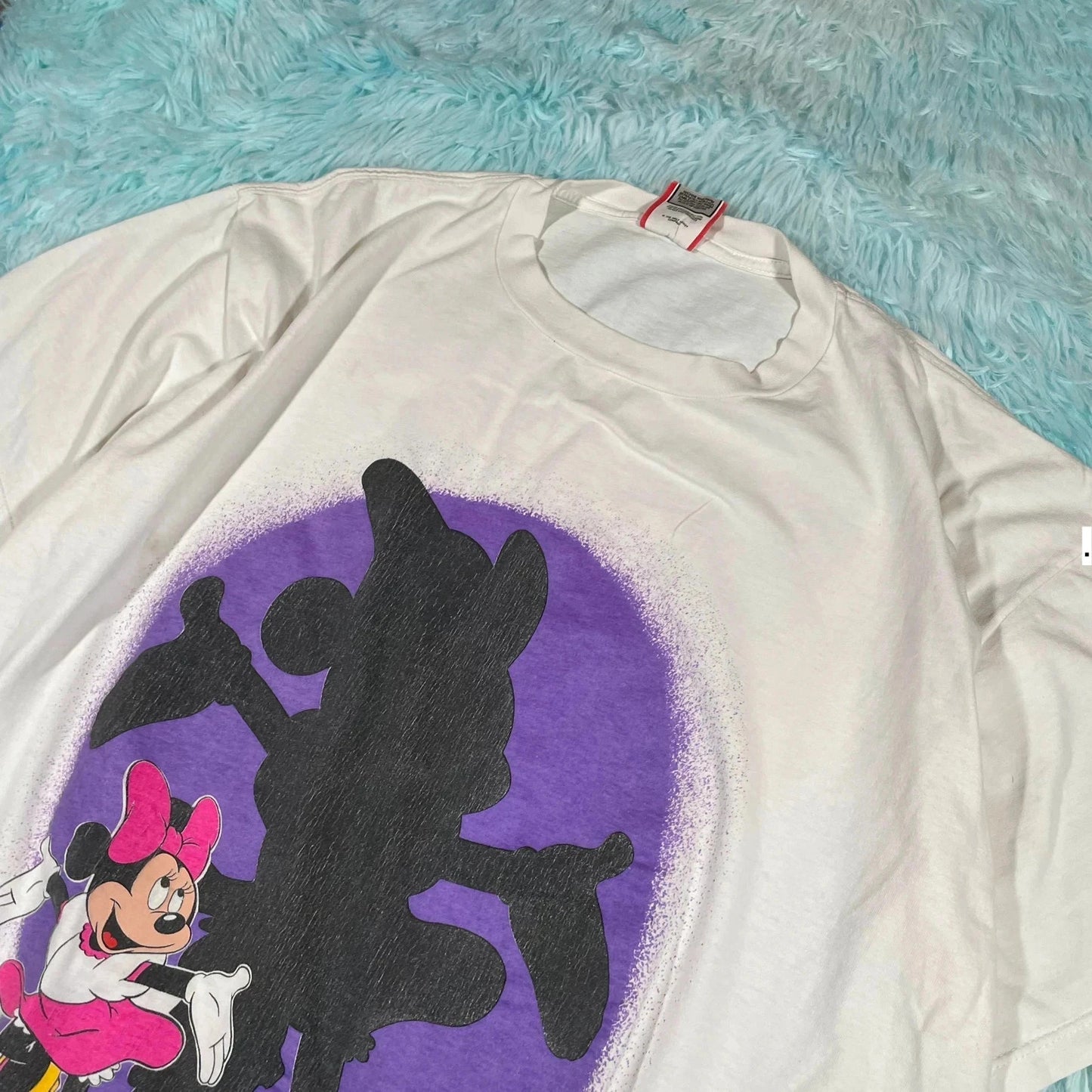 Vintage 90s White Disney Graphic T Shirt Minnie Mouse - XL