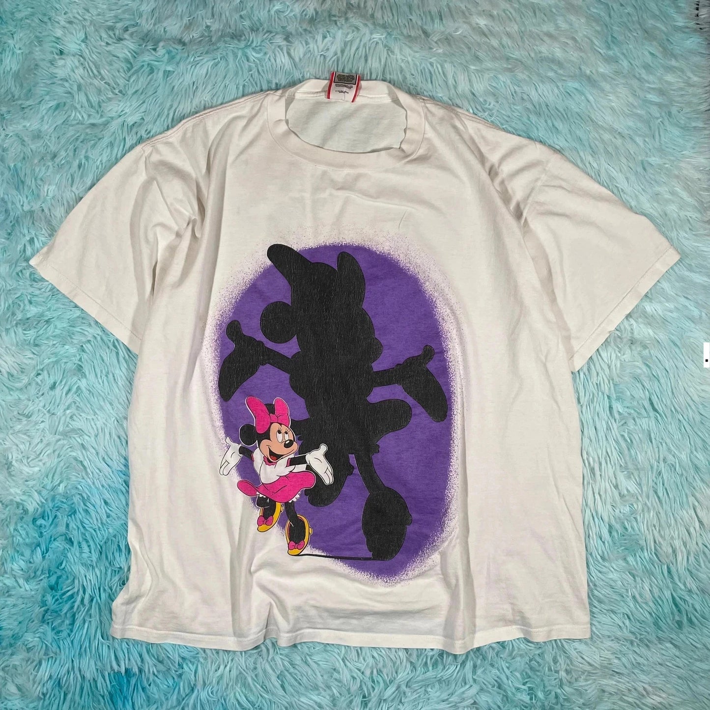 Vintage 90s White Disney Graphic T Shirt Minnie Mouse - XL