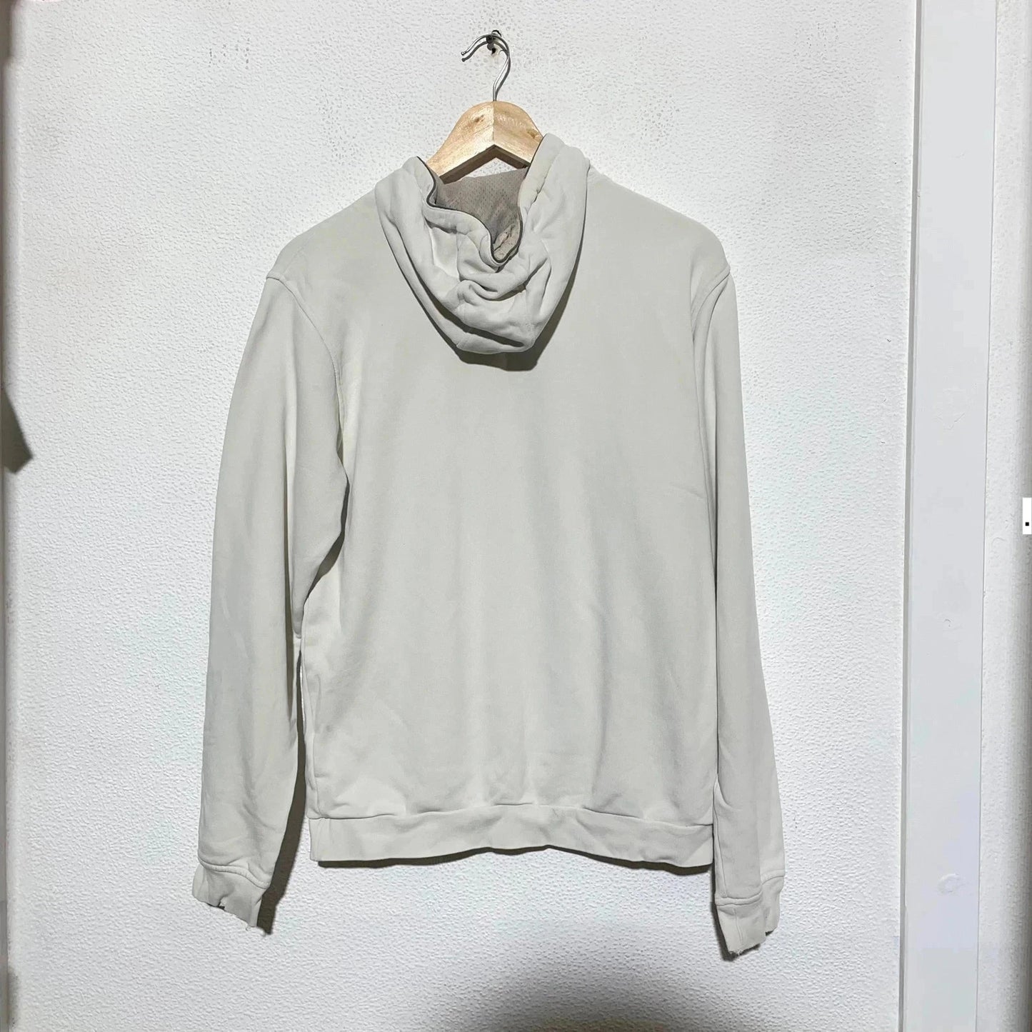 Vintage 00s Nike Hoodie White Logo Spellout - Medium