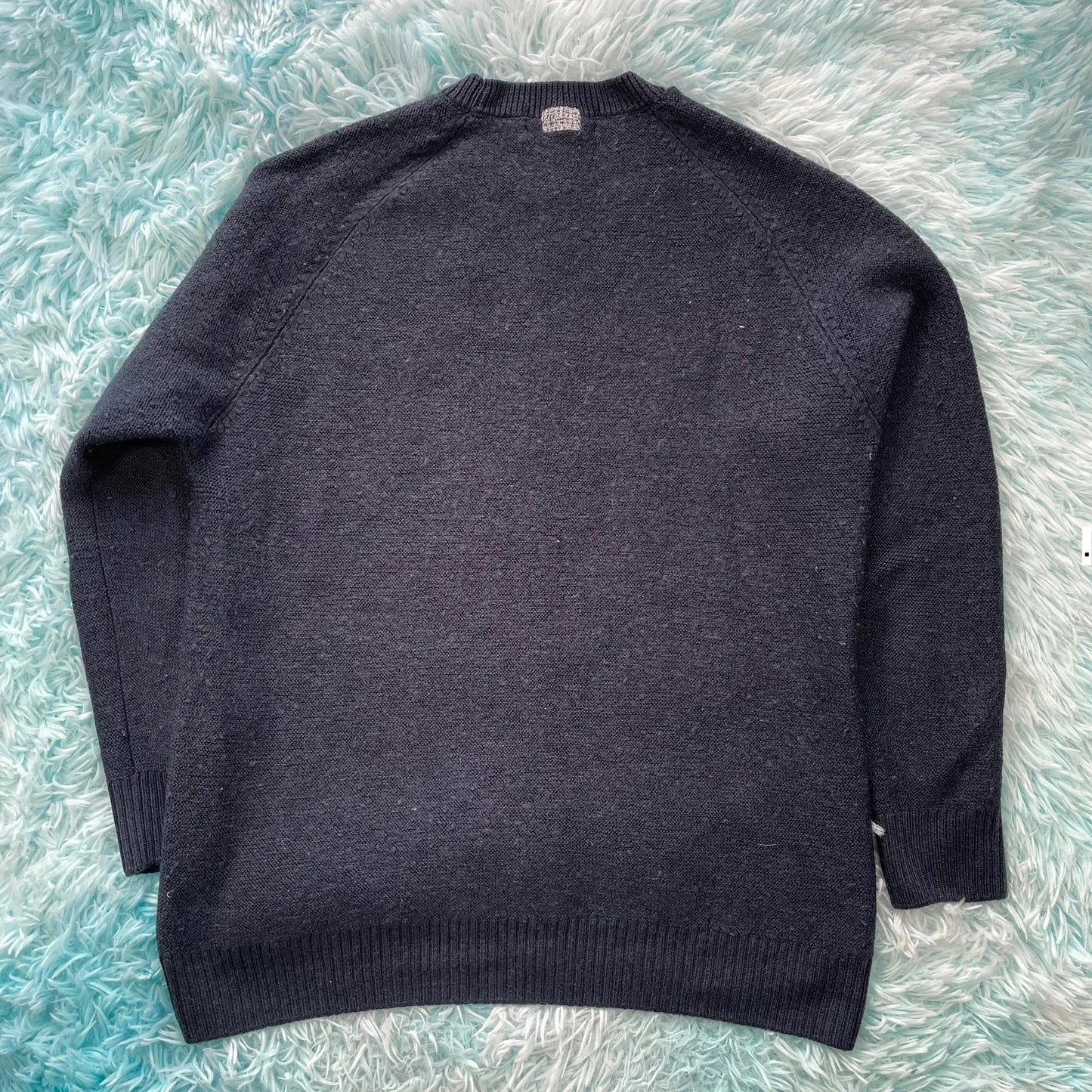 Navy Sheep Inc Knitted Jumper - Large