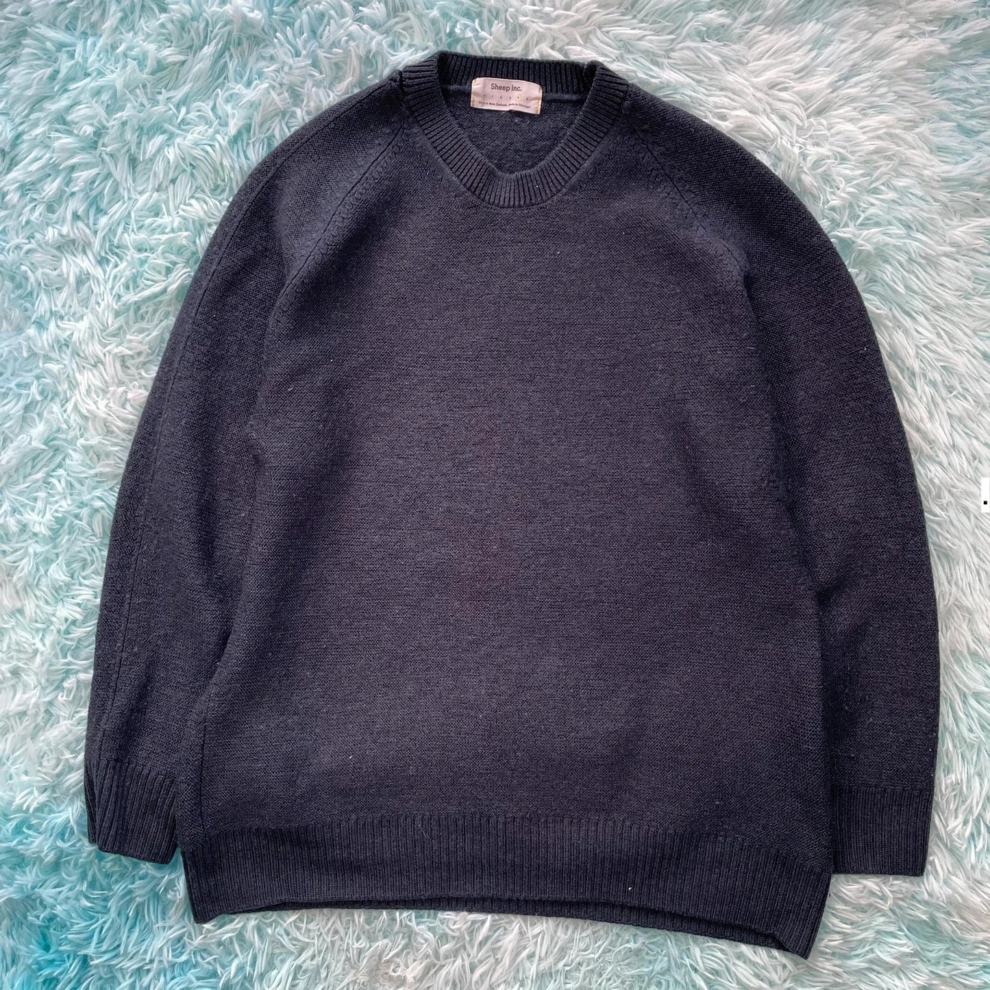 Navy Sheep Inc Knitted Jumper - Large