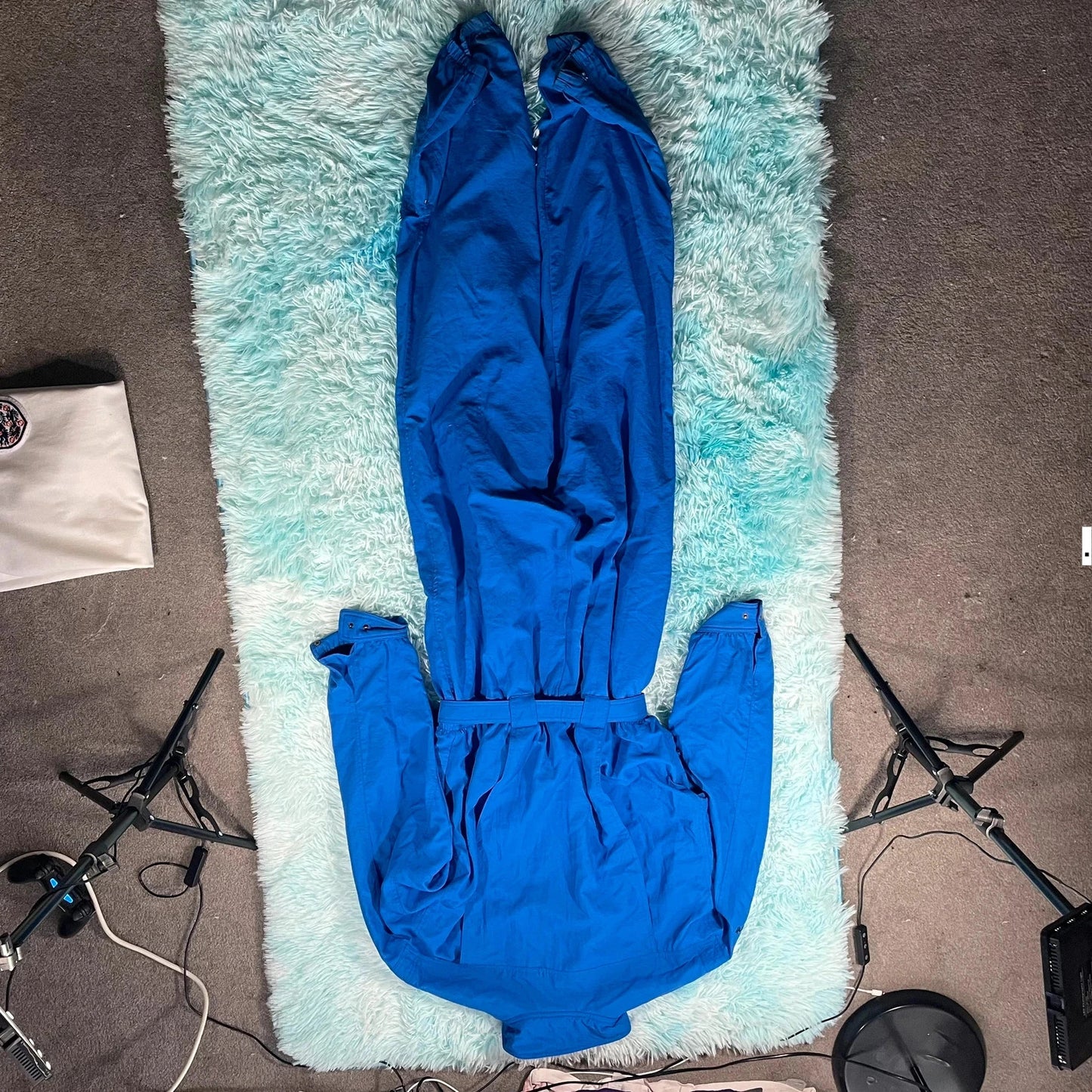 Vintage 90s Blue Adidas Full Ski Suit - Medium