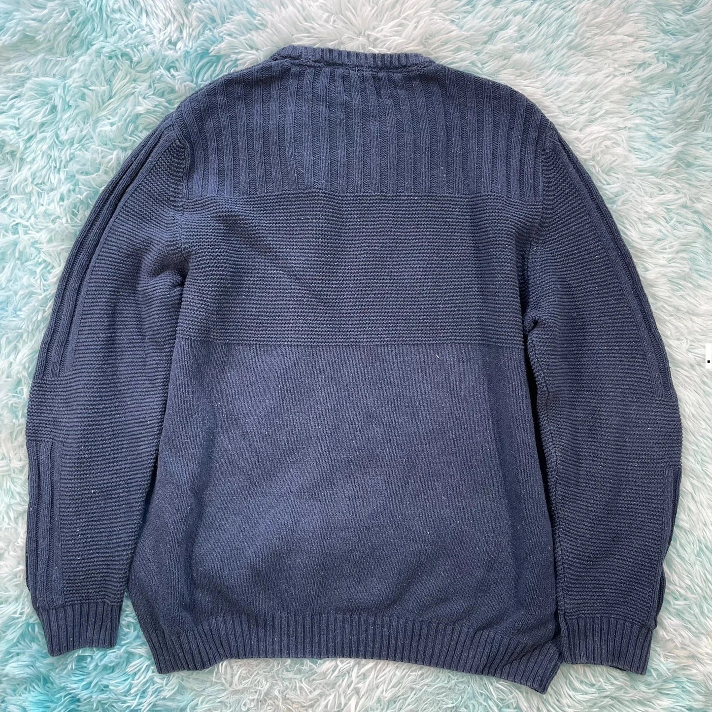 Blue Barbour Knitted Jumper - XXL