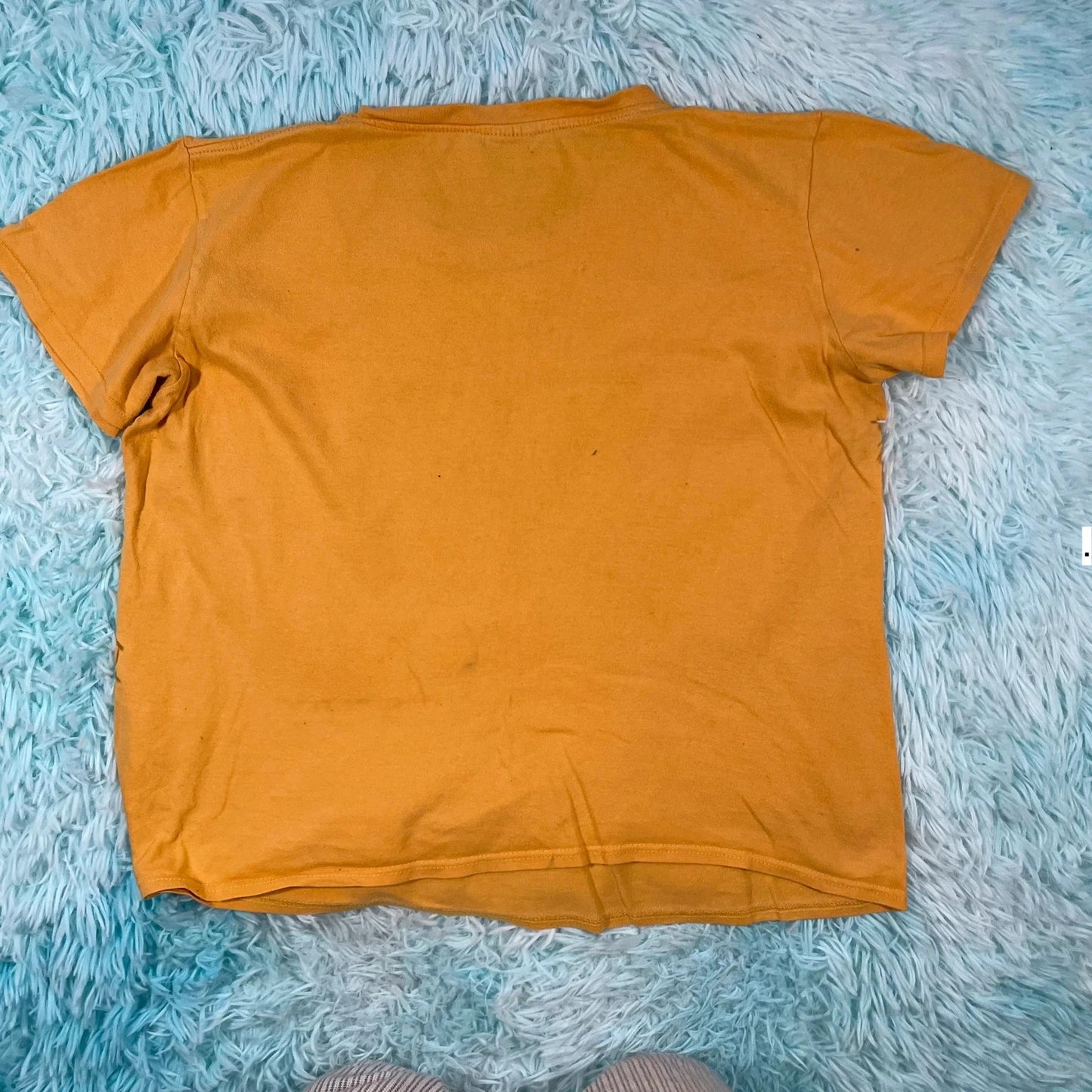 Vintage 80s Yellow Save the Bees Graphic T Shirt - Large