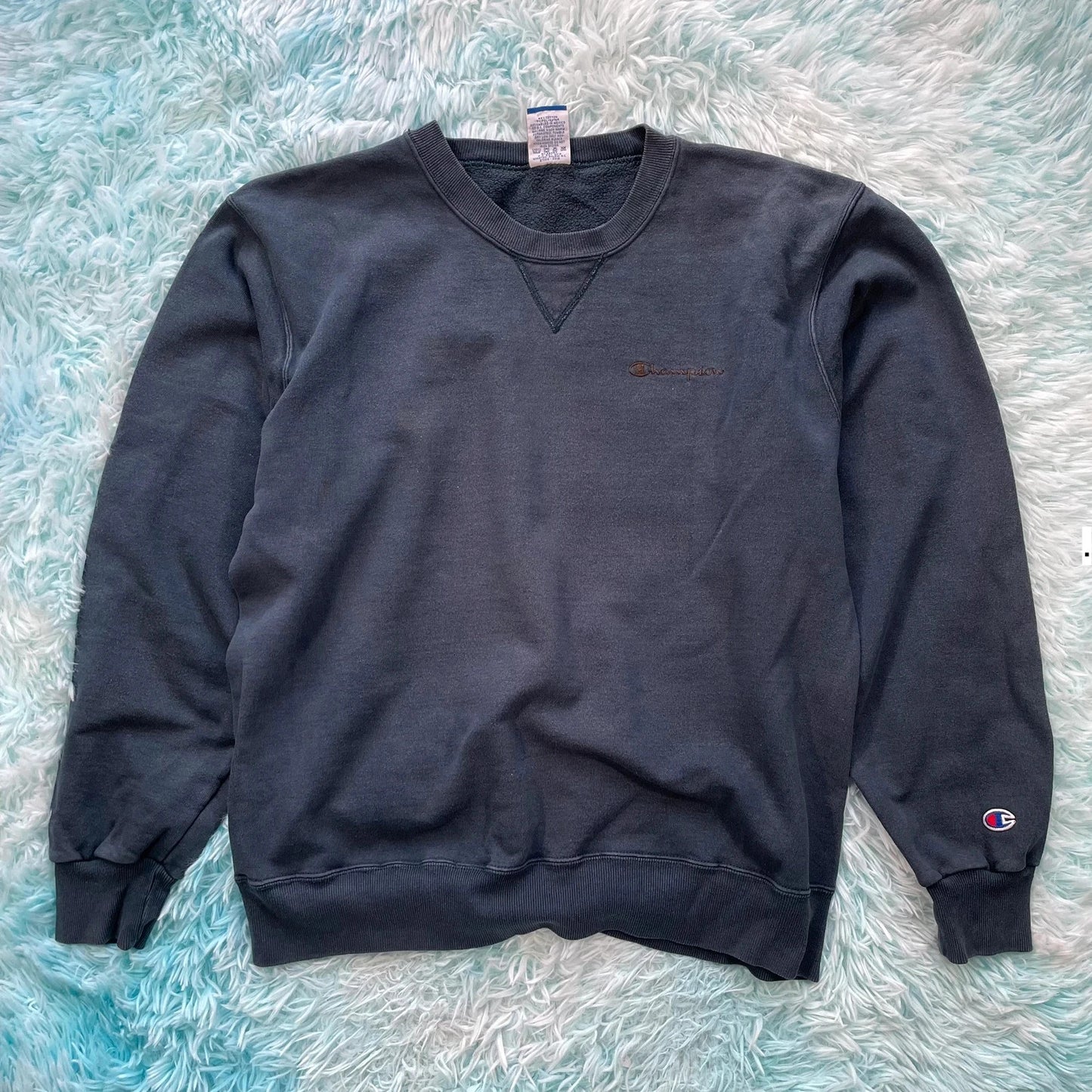 Vintage 90s Navy Champion Sweatshirt - Large