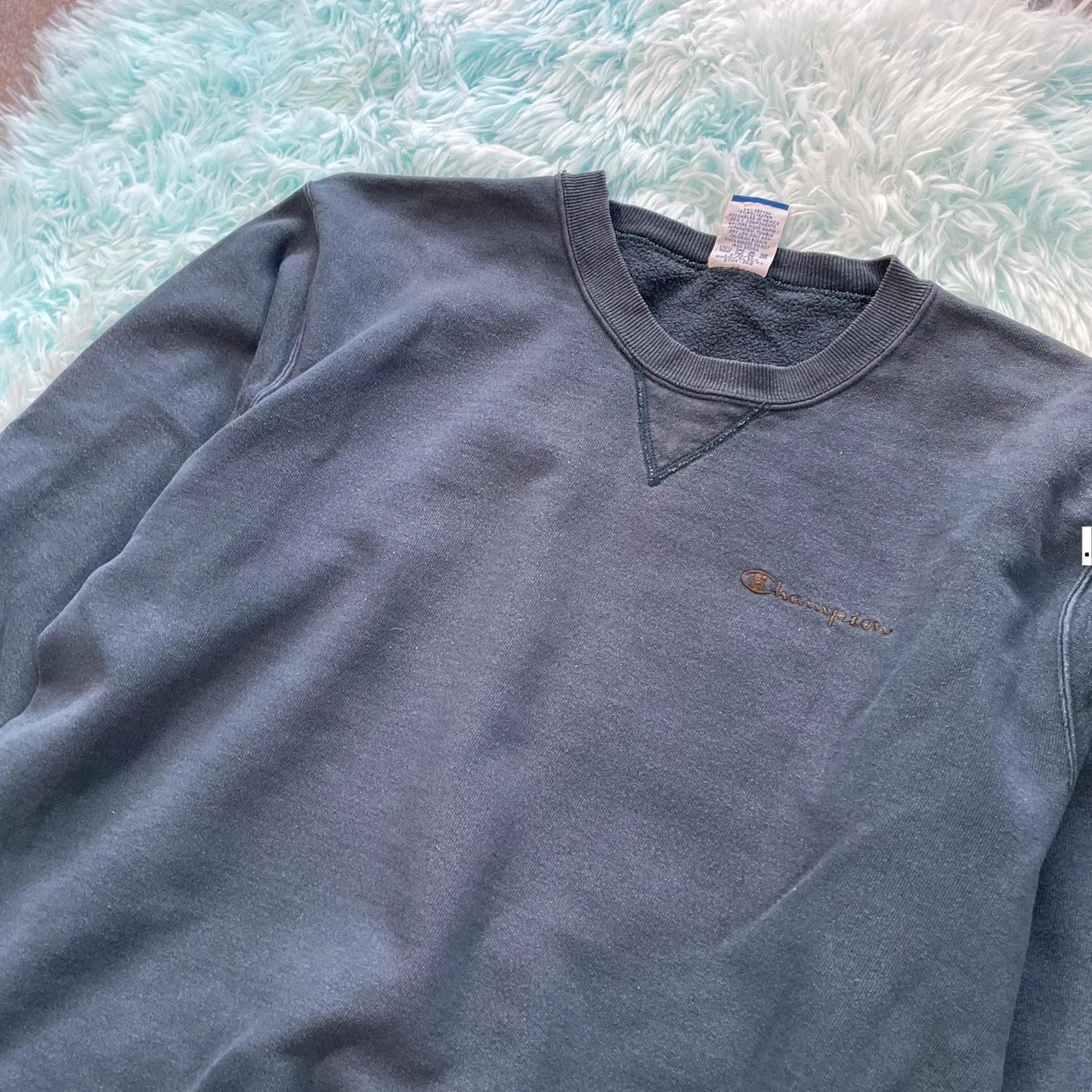 Vintage 90s Navy Champion Sweatshirt - Large