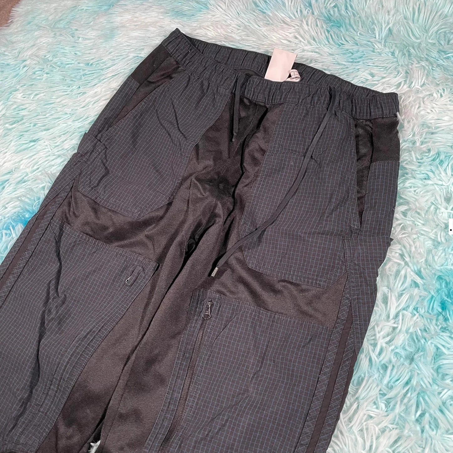 Black Adidas Ripstop Tracksuit Bottoms - Small