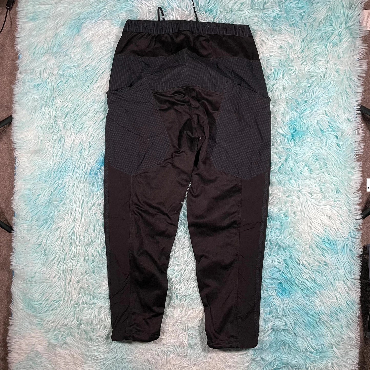 Black Adidas Ripstop Tracksuit Bottoms - Small