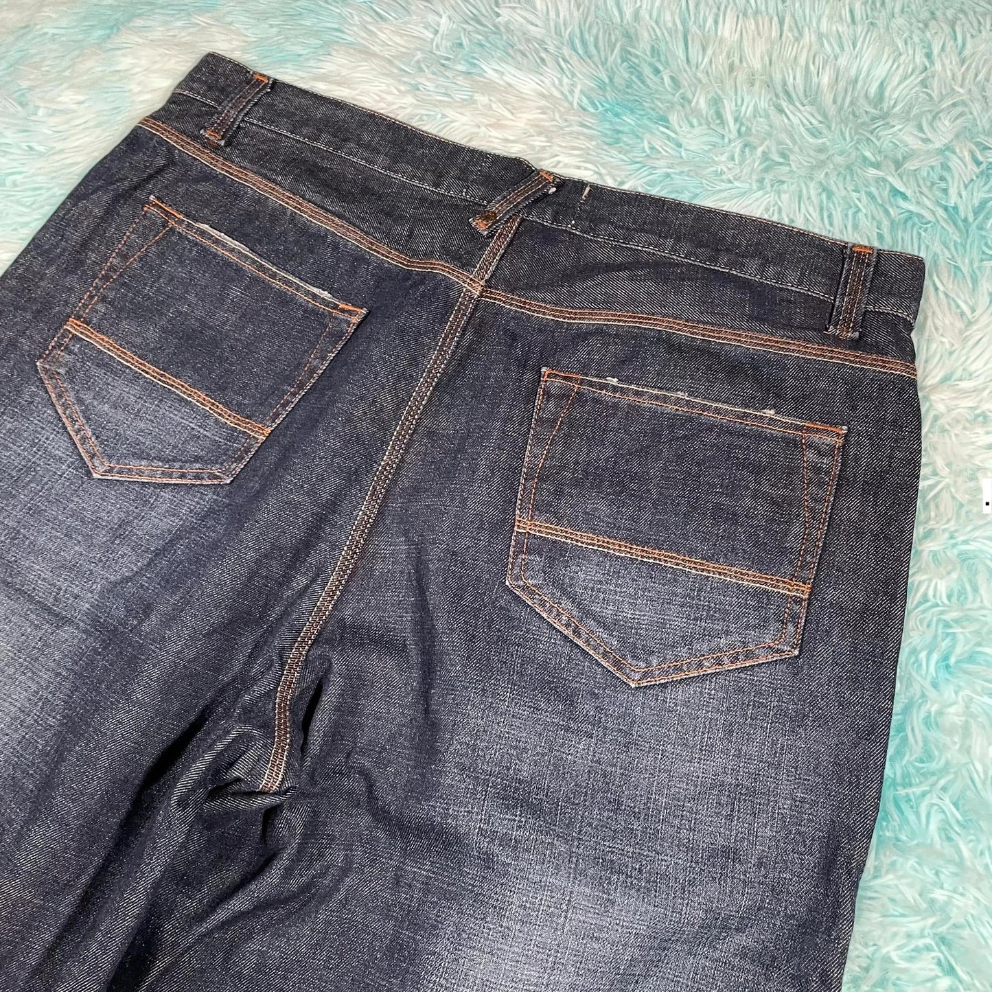 Vintage 00s Blue Jean Shorts Denim Jorts - 38W