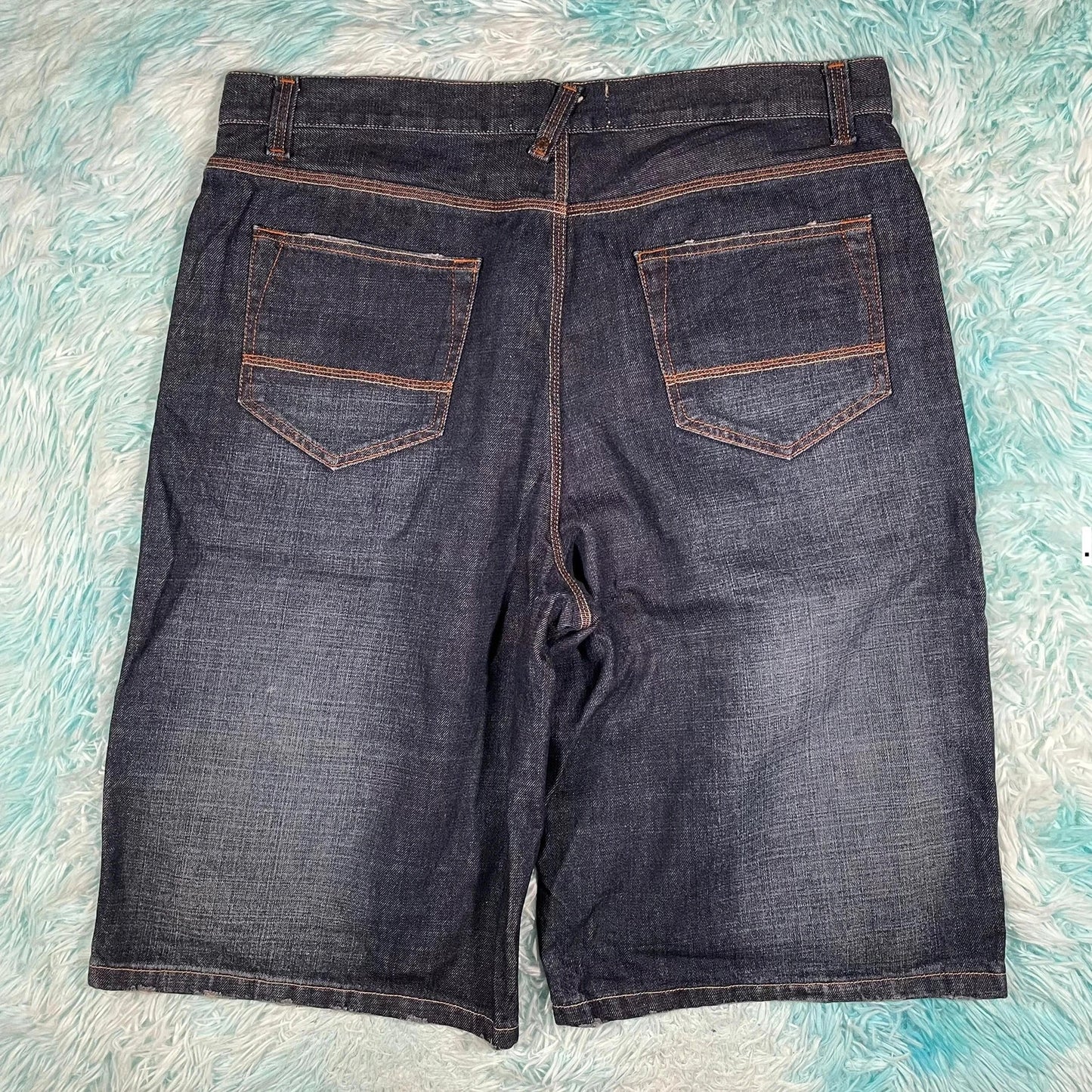 Vintage 00s Blue Jean Shorts Denim Jorts - 38W