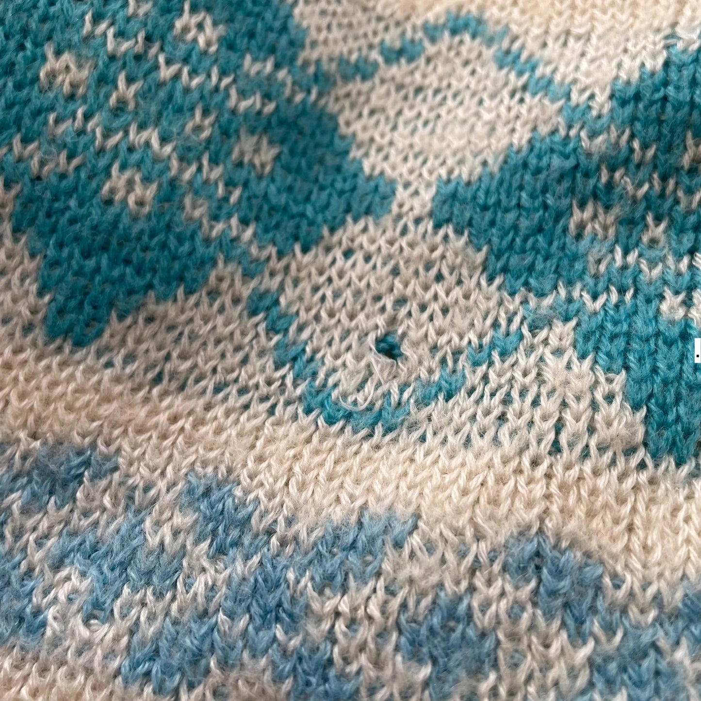 Vintage 90s Patterned Collared Grandma Jumper - Size 10