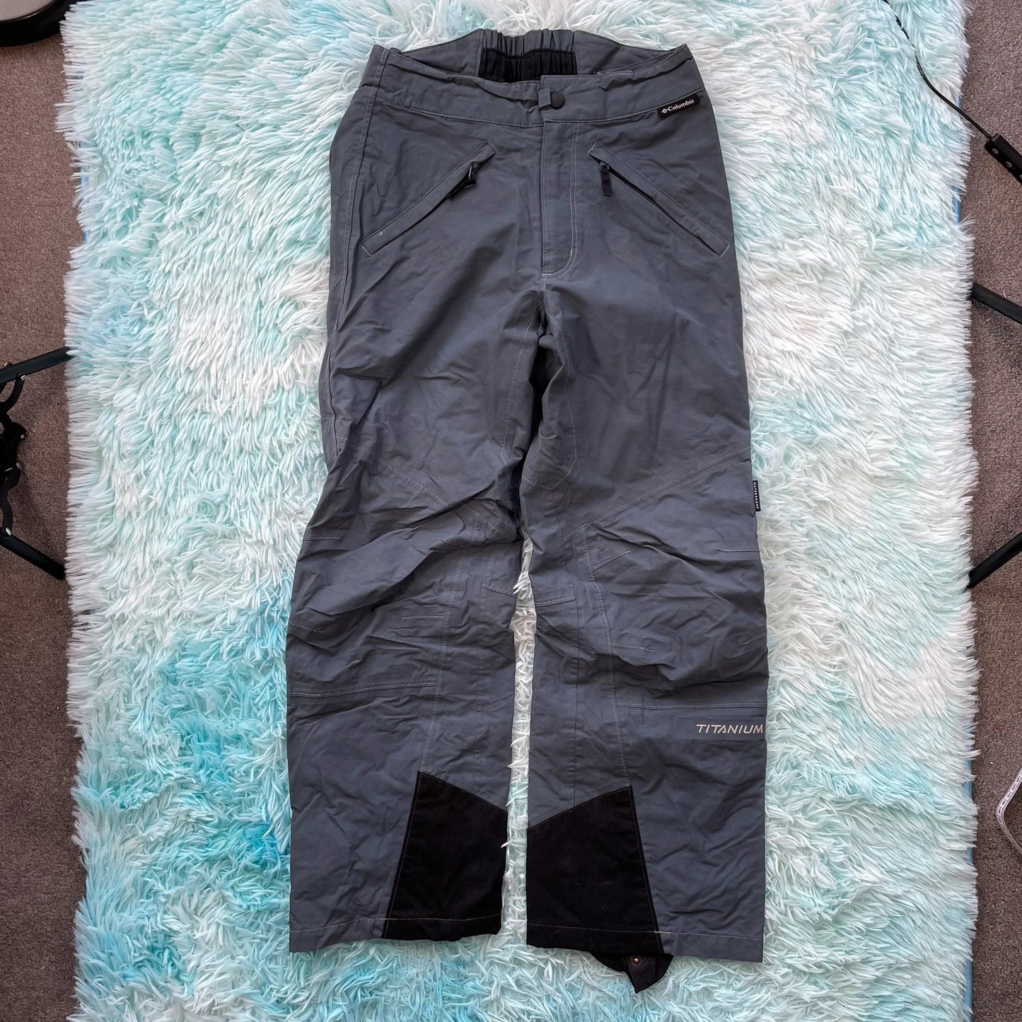 Grey Columbia Waterproof Omni-tech Trousers - Medium