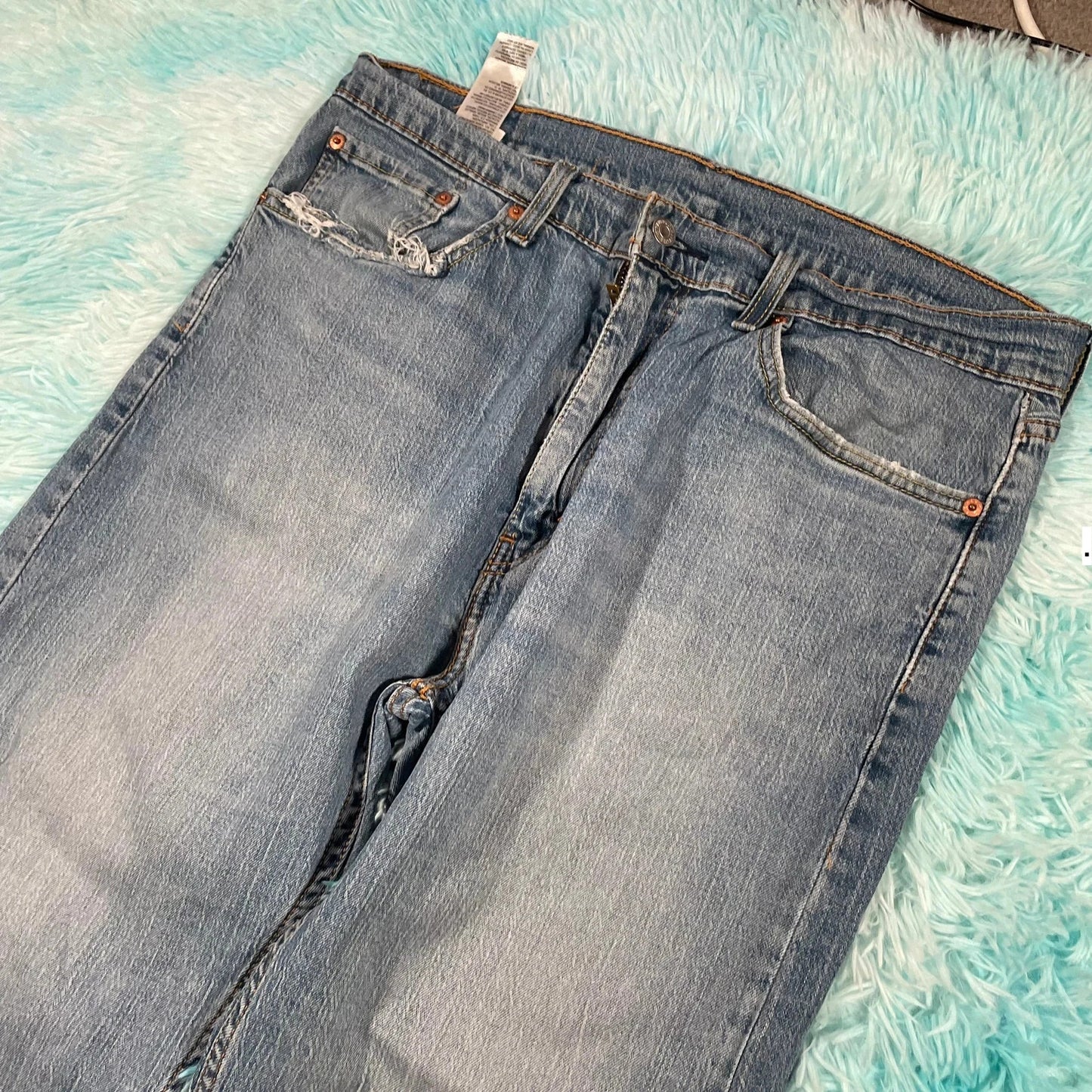 Vintage 00s Blue Levi’s 505 Jeans Straight Leg - 36W 30L
