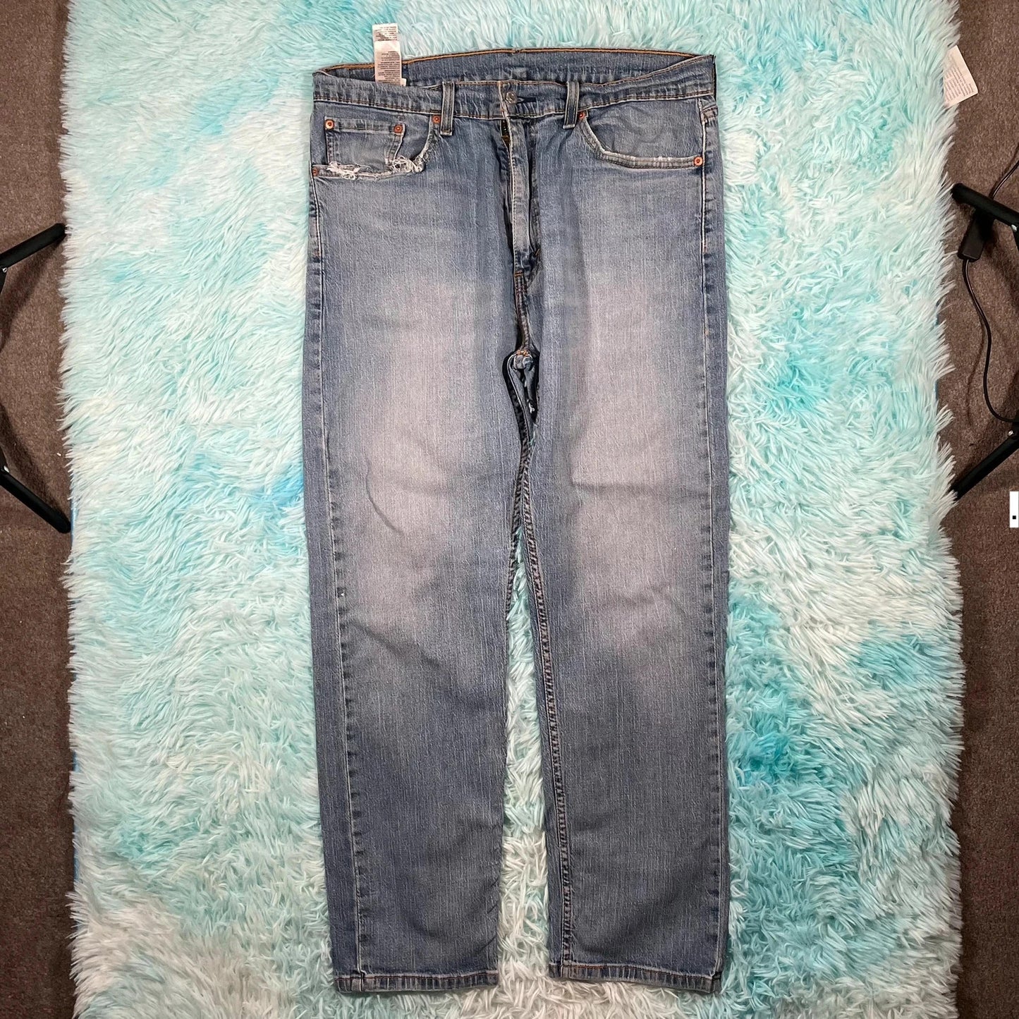 Vintage 00s Blue Levi’s 505 Jeans Straight Leg - 36W 30L