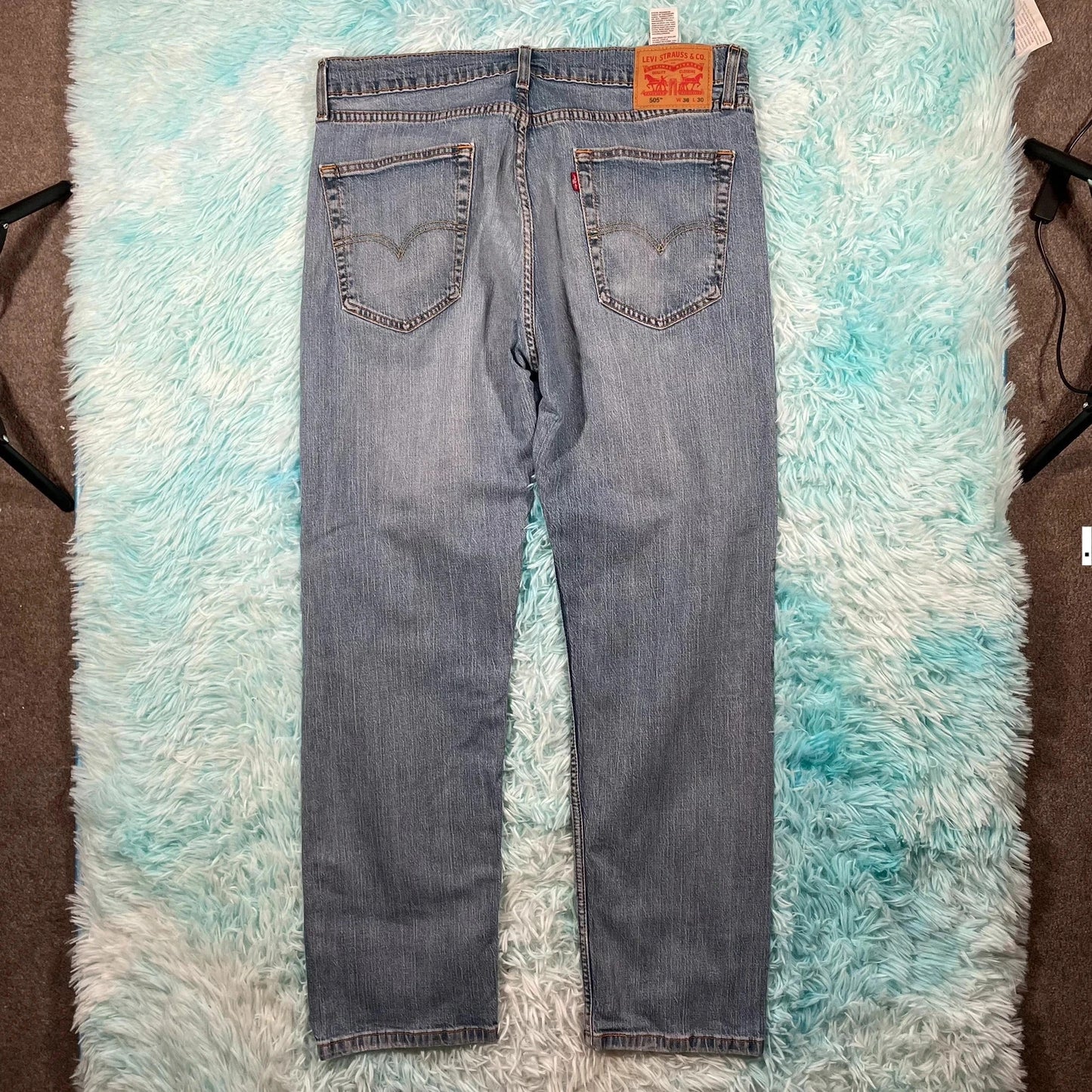 Vintage 00s Blue Levi’s 505 Jeans Straight Leg - 36W 30L
