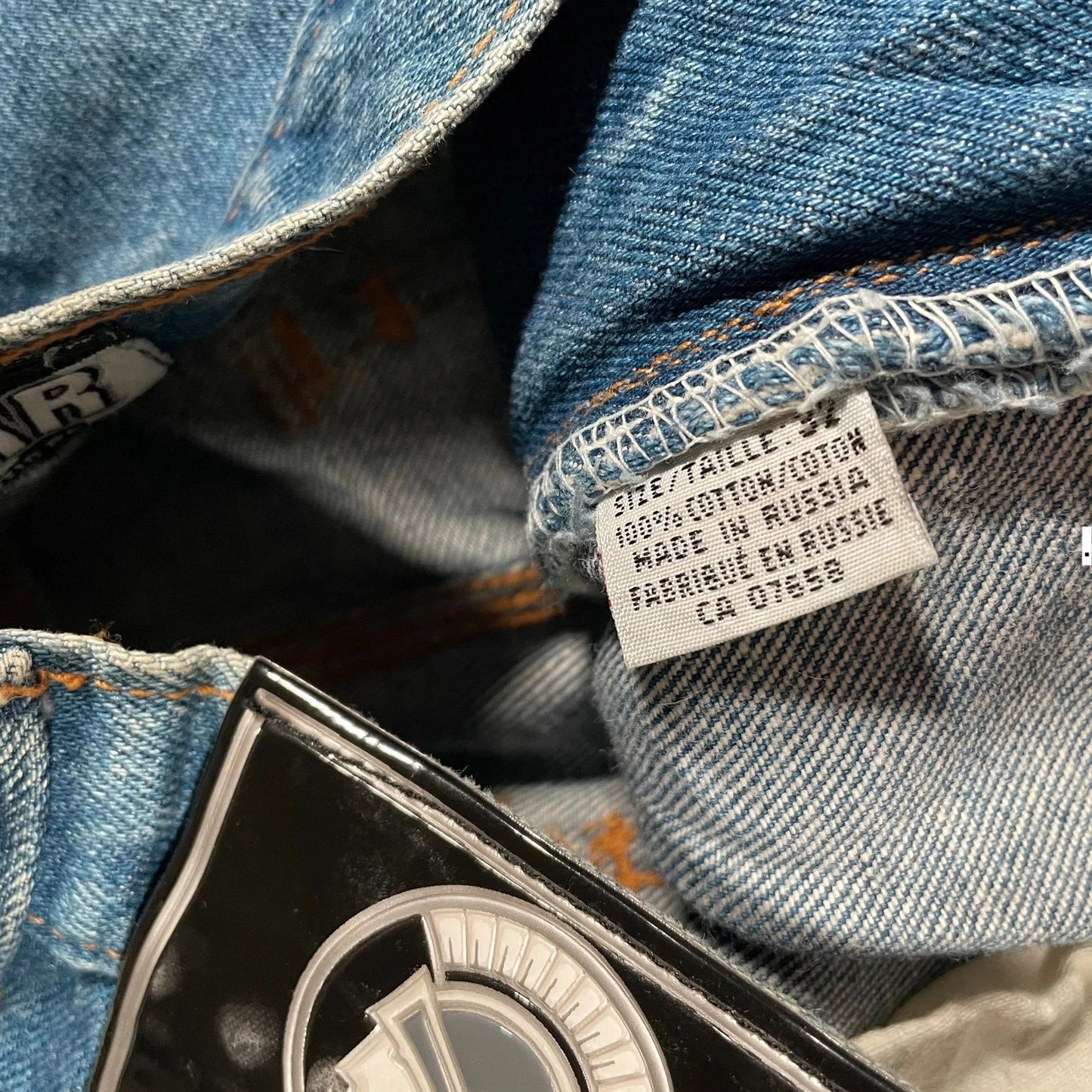 Vintage 90s Stonewear Cargo Jean Shorts Jorts - 32W
