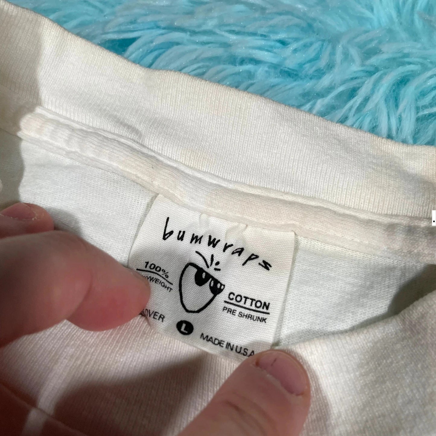 Vintage 90s White Maui Embroidered T Shirt - Large
