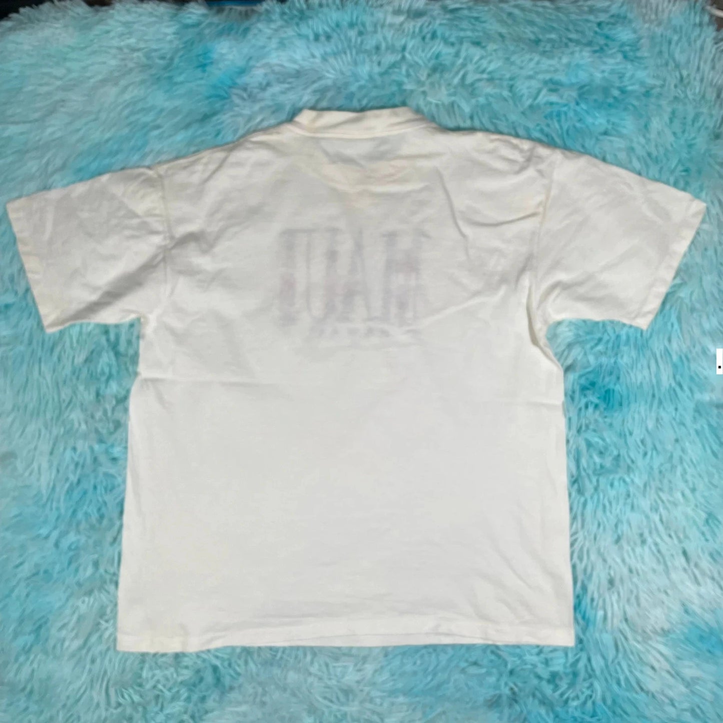 Vintage 90s White Maui Embroidered T Shirt - Large