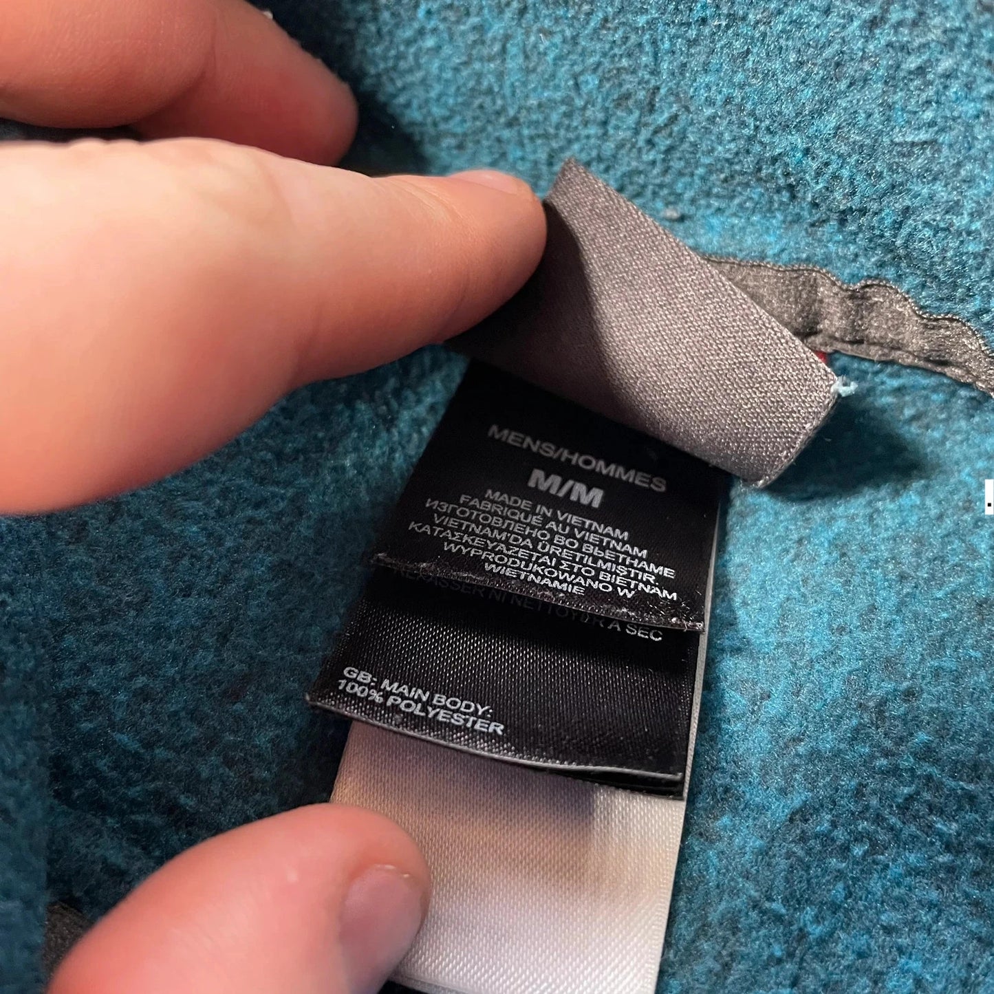 Blue The North Face 1/4 Zip Fleece - Medium