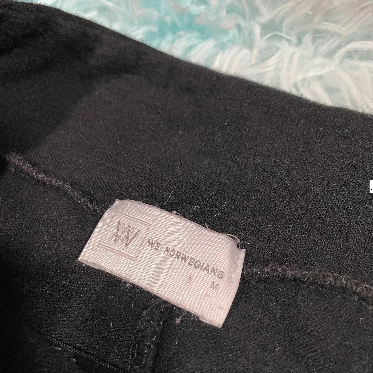Black We Norwegians Leggings Merino Wool - Medium