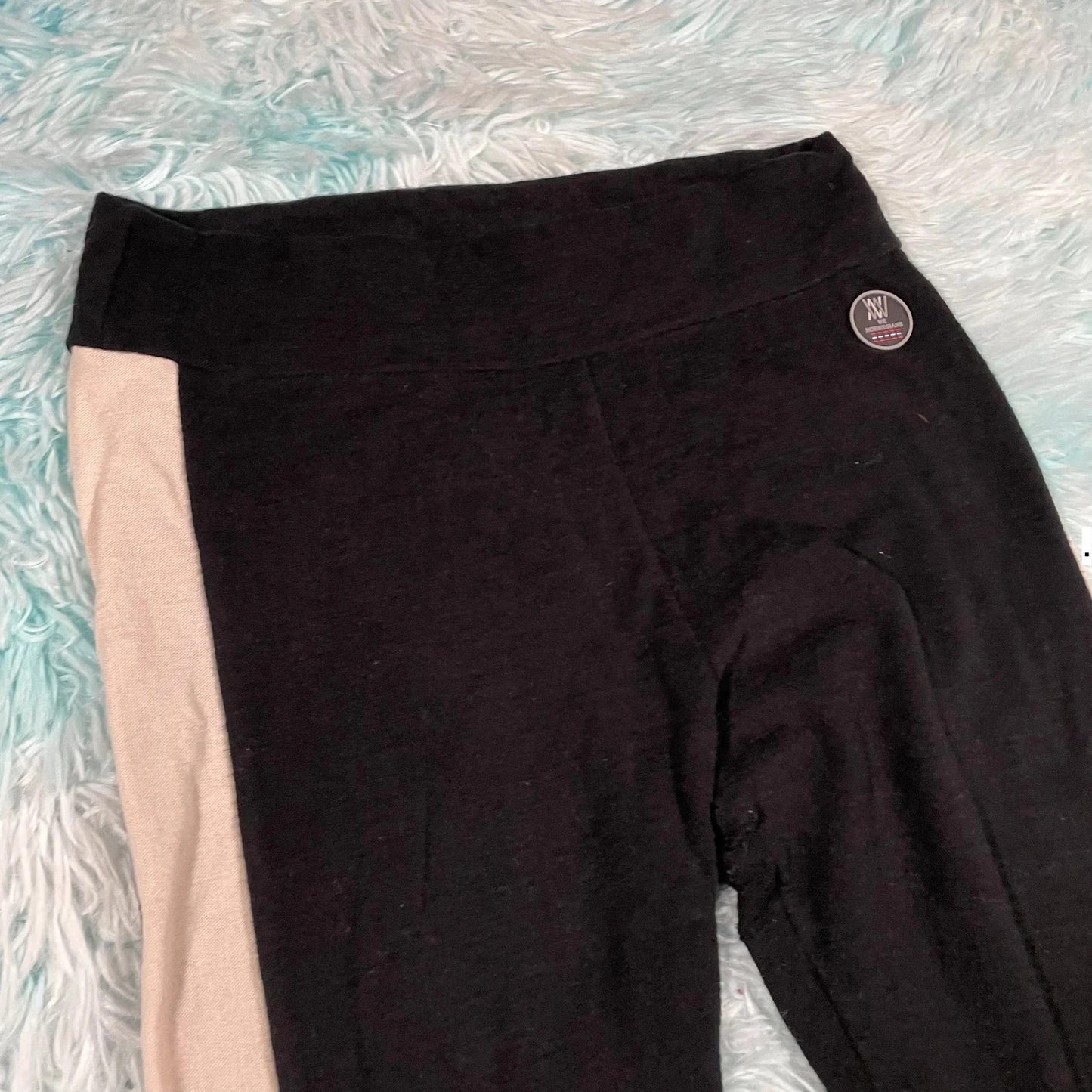 Black We Norwegians Leggings Merino Wool - Medium