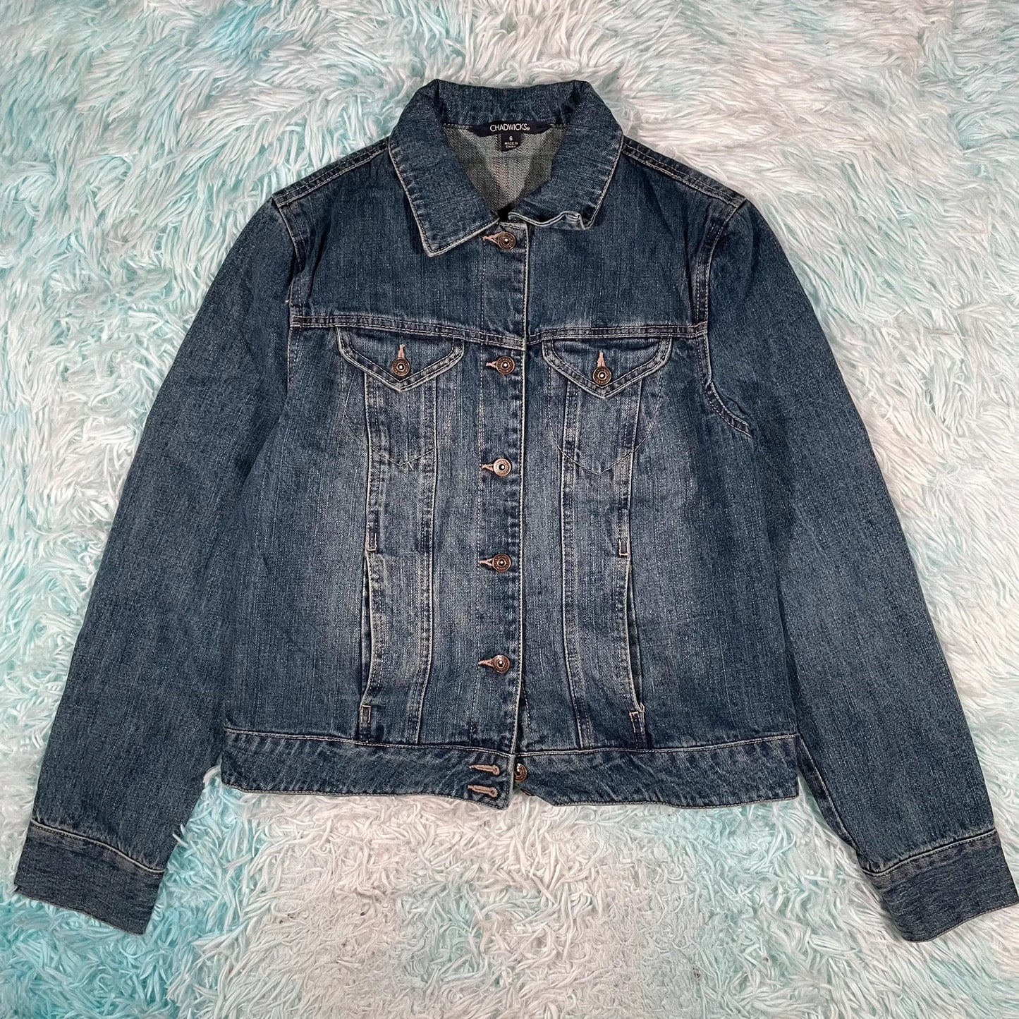 Vintage 00s Chadwick’s Denim Jacket - Size 6