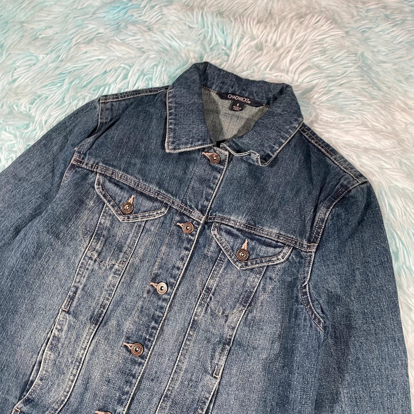 Vintage 00s Chadwick’s Denim Jacket - Size 6